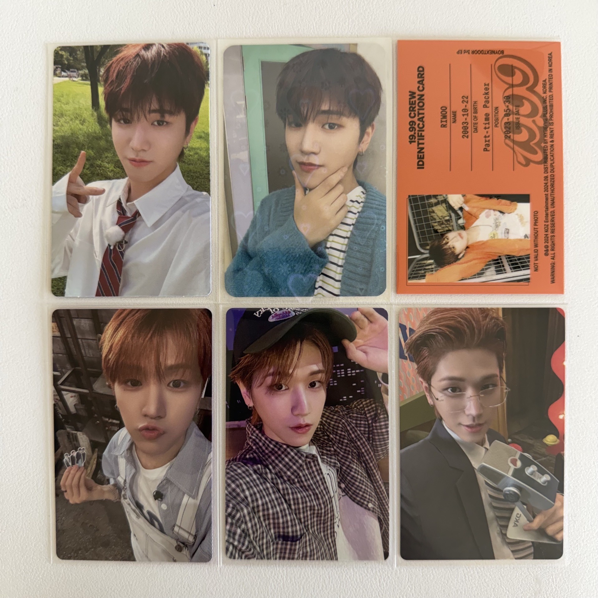 BOYNEXTDOOR RIWOO小卡