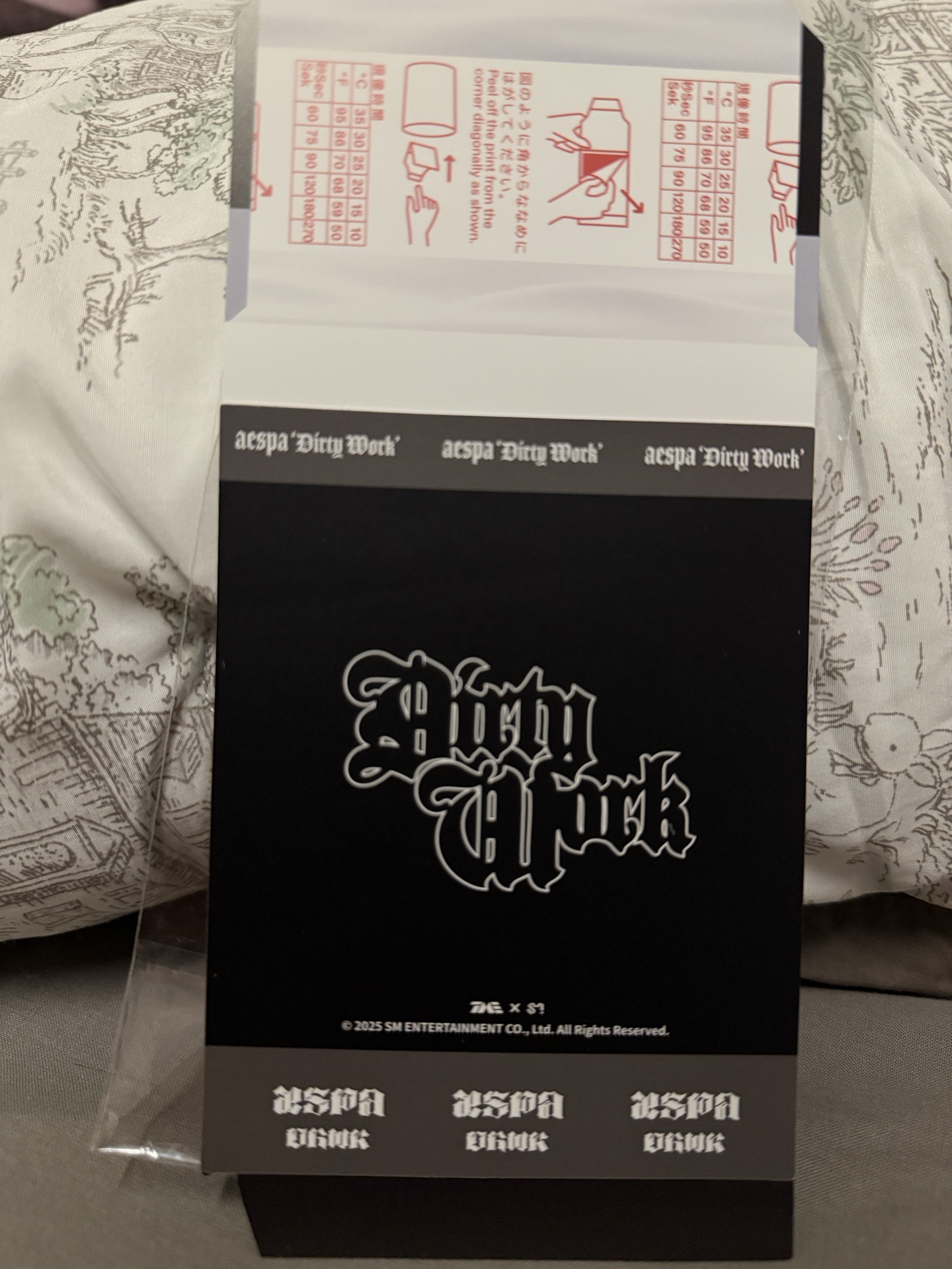 未拆dirty work 吉賽爾撕拉片與小卡