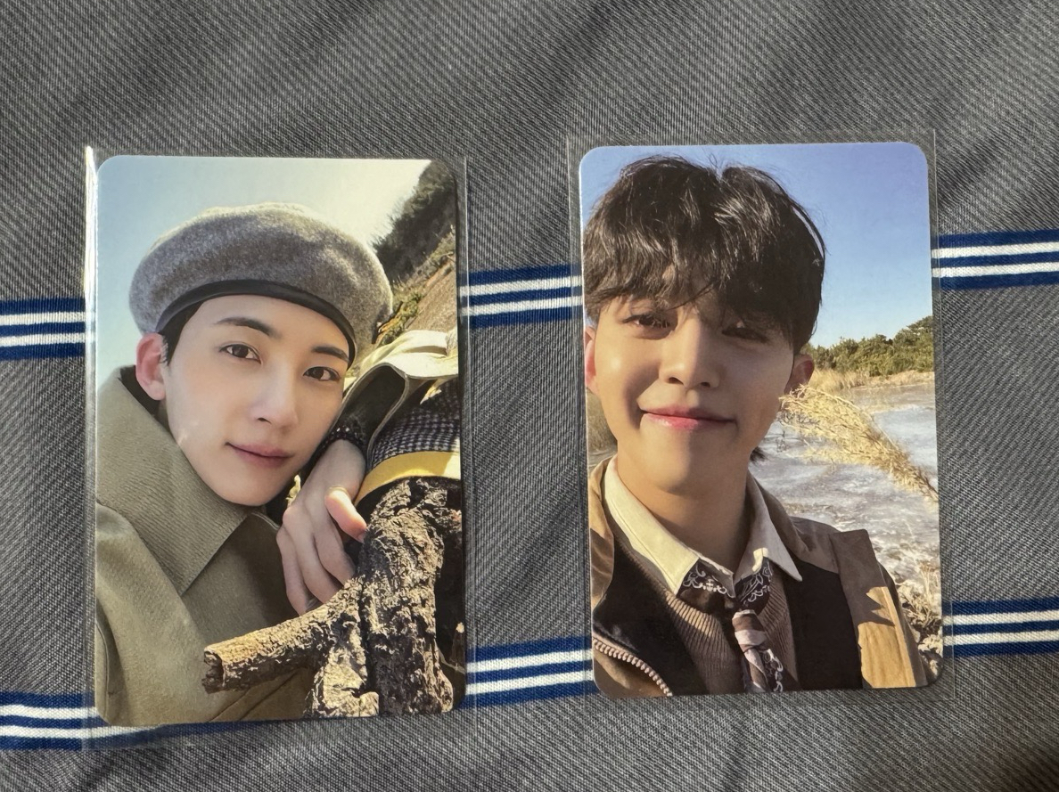 Seventeen Right here克拉粽 圓佑/貝雷帽淨漢/毛巾圓磁鐵/迷7四格卡（盤出）