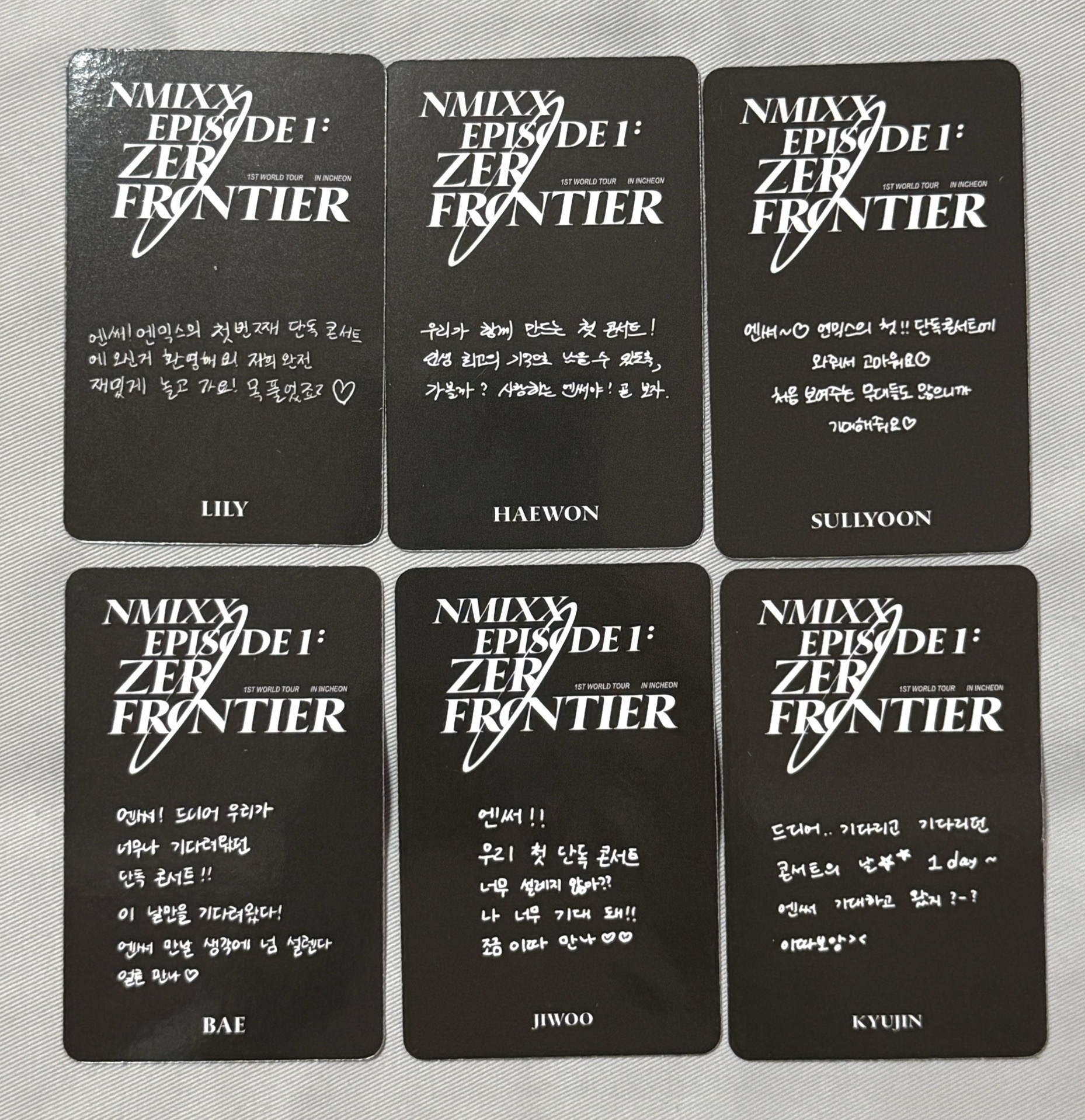 NMIXX世巡 入場卡 / 場限卡 11/29