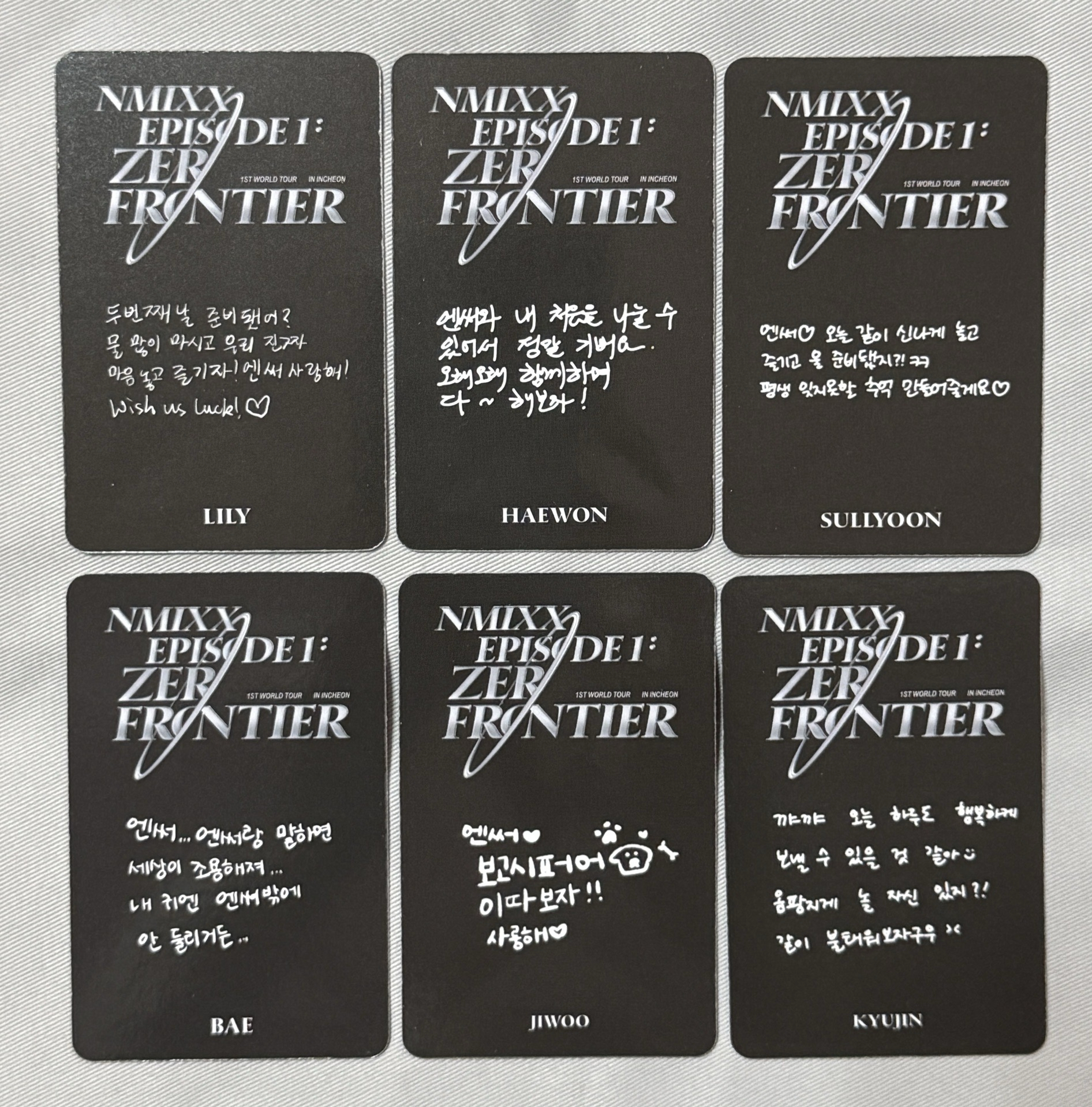 NMIXX世巡 入場卡 / 場限卡 11/30