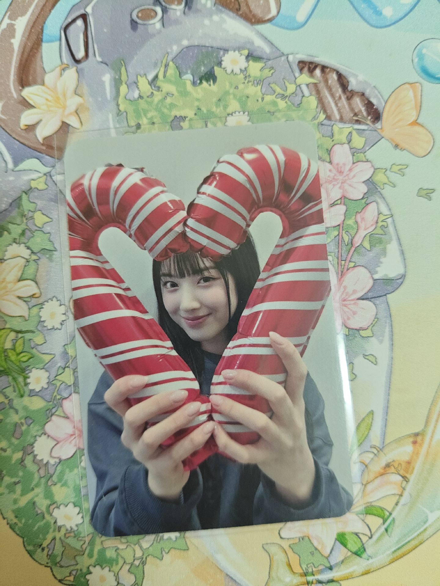 愛心氣球友/雙面卡（綁物）