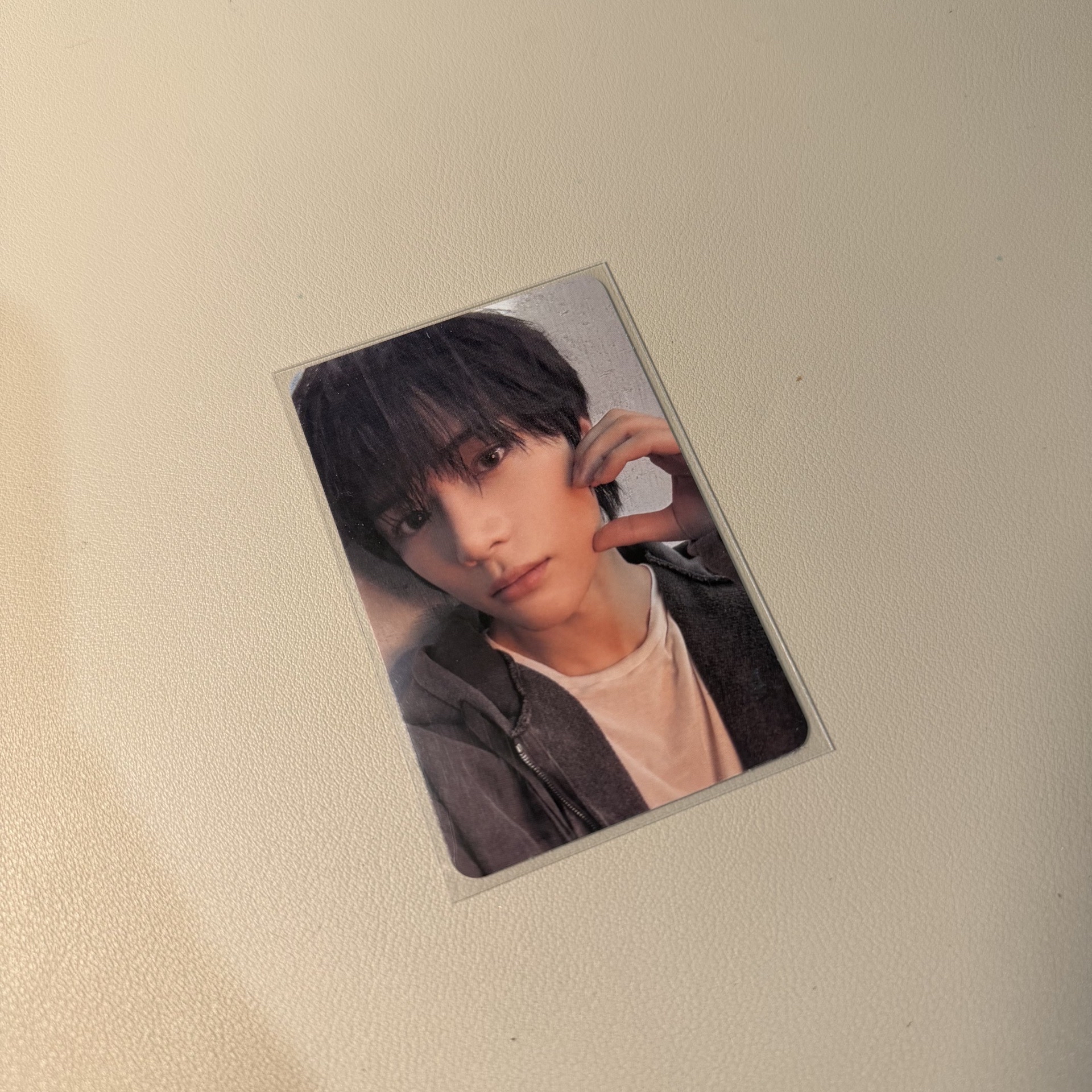 杋圭的臉頰愛心