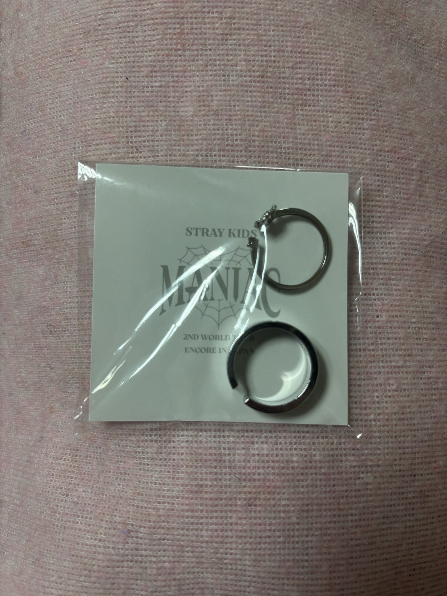 2nd 世巡 戒指 成員設計款 日本安可場周( I.N款 )