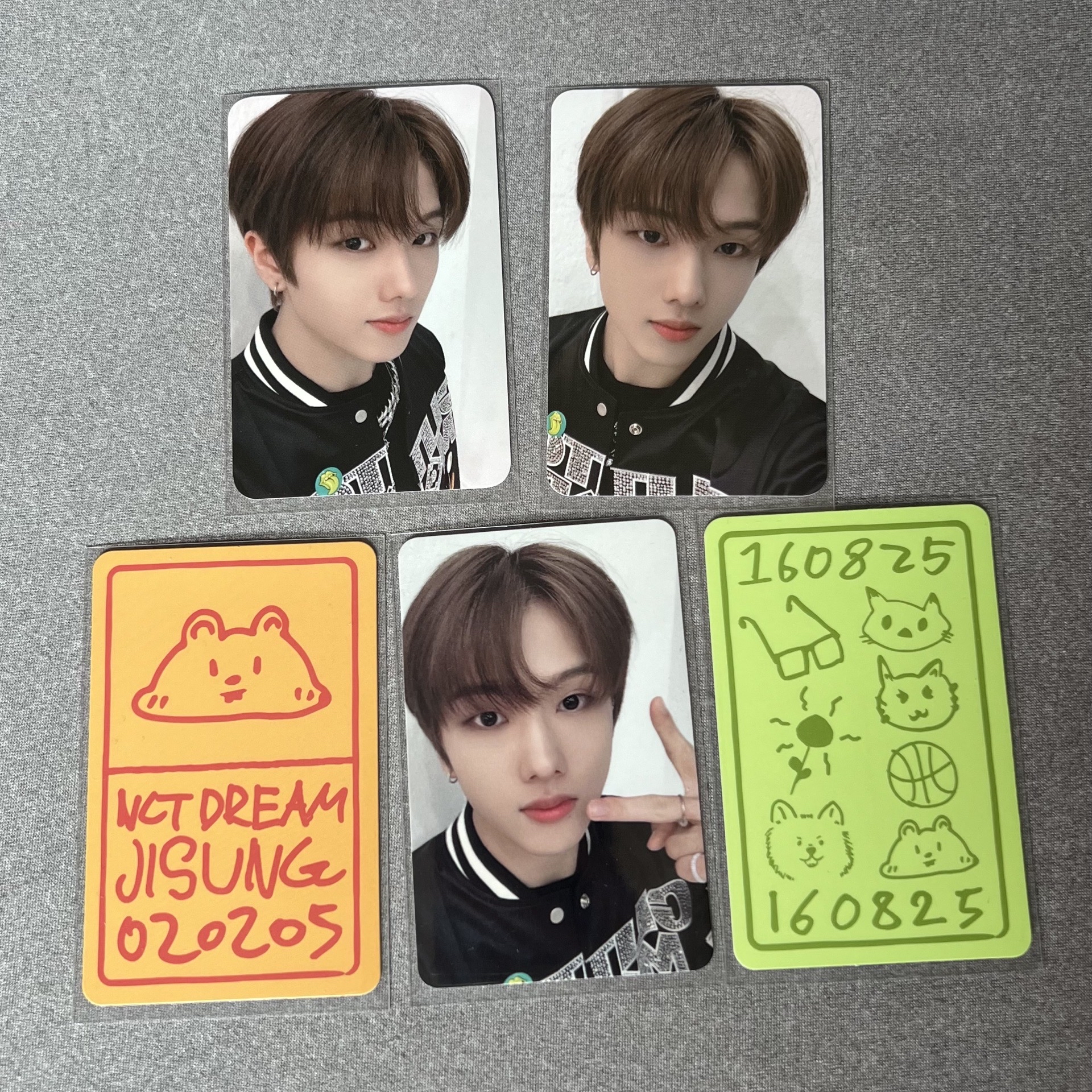 NCT DREAM 志晟 六週年 幸運卡組 項鍊小卡 立牌小卡