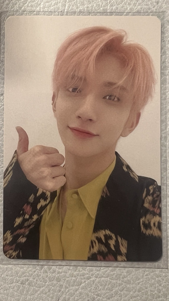 seventeen 洪知秀 日專卡 落花克拉盤