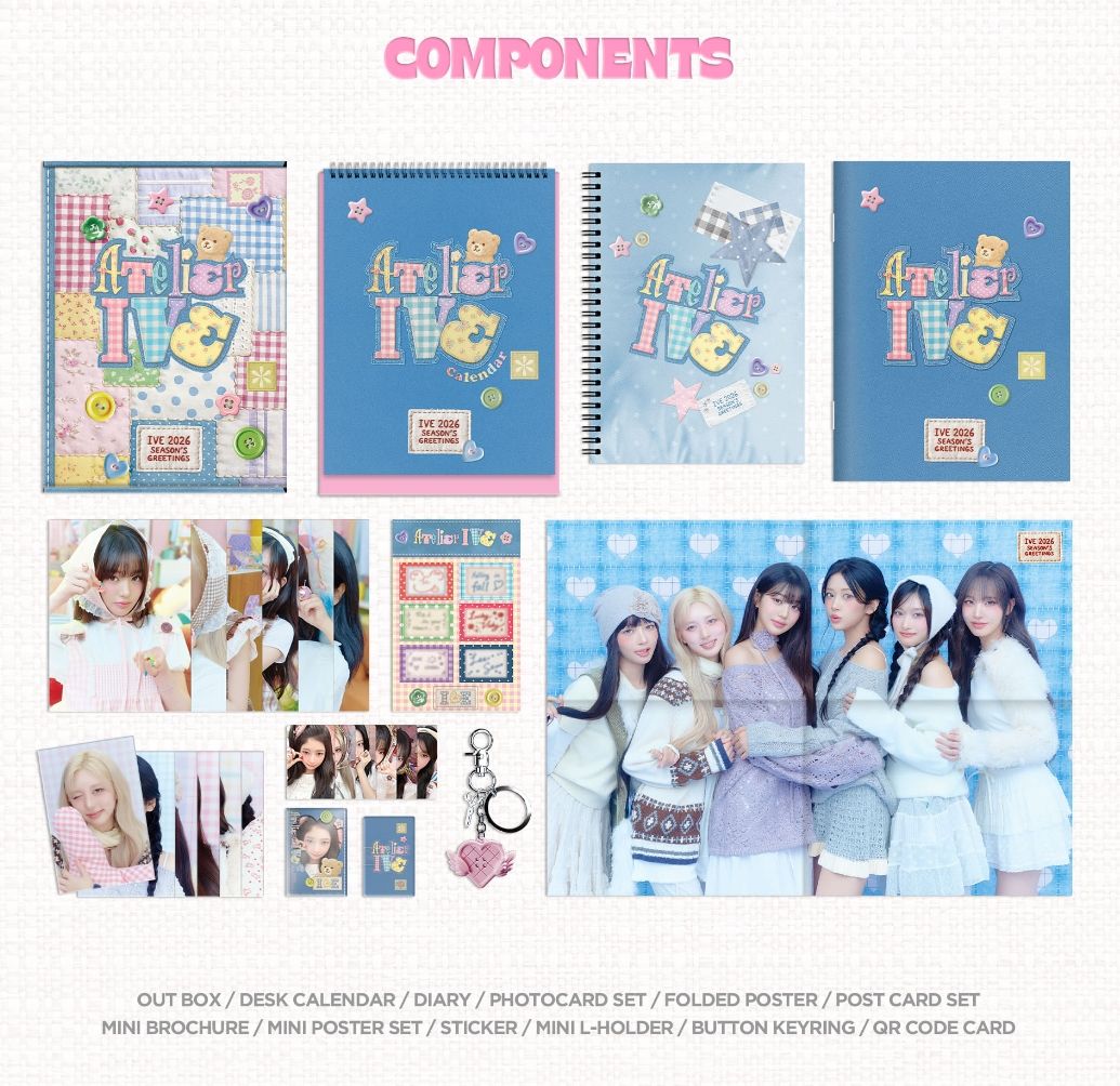 【預購】IVE｜2026年曆組 2026 SEASON'S GREETINGS:ATELIER IVE