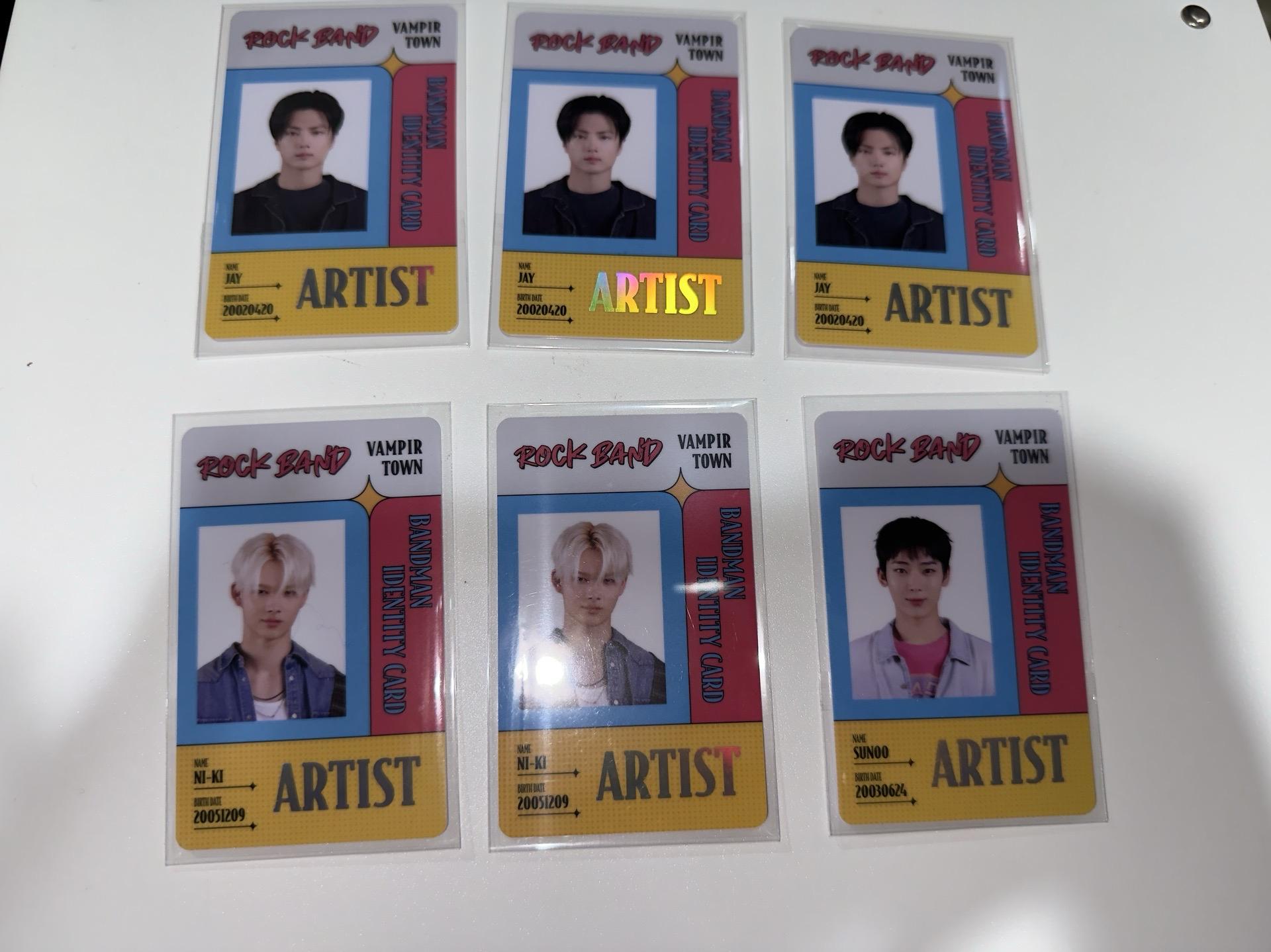 ENHYPEN WORLD SP卡（皆未掃）