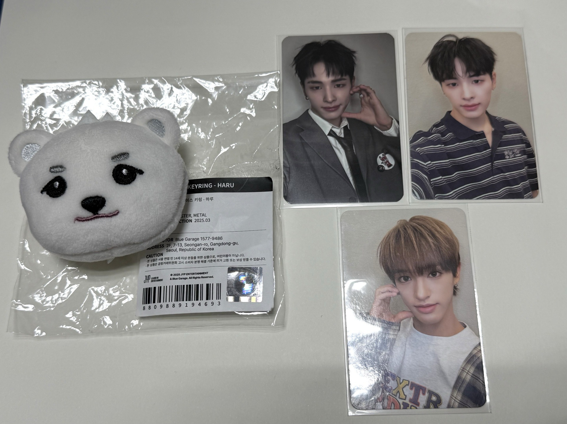 [不拆售] NEXZ HARU Harubear 原皮大頭吊飾