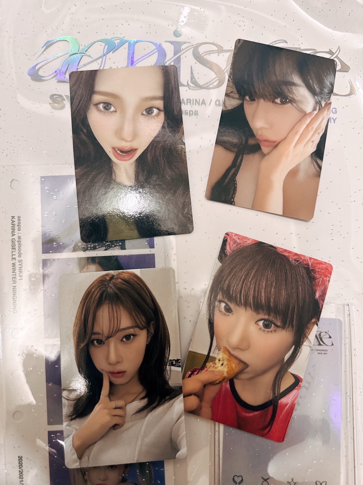 aespa SYNK#1 DVD回憶錄小卡一套