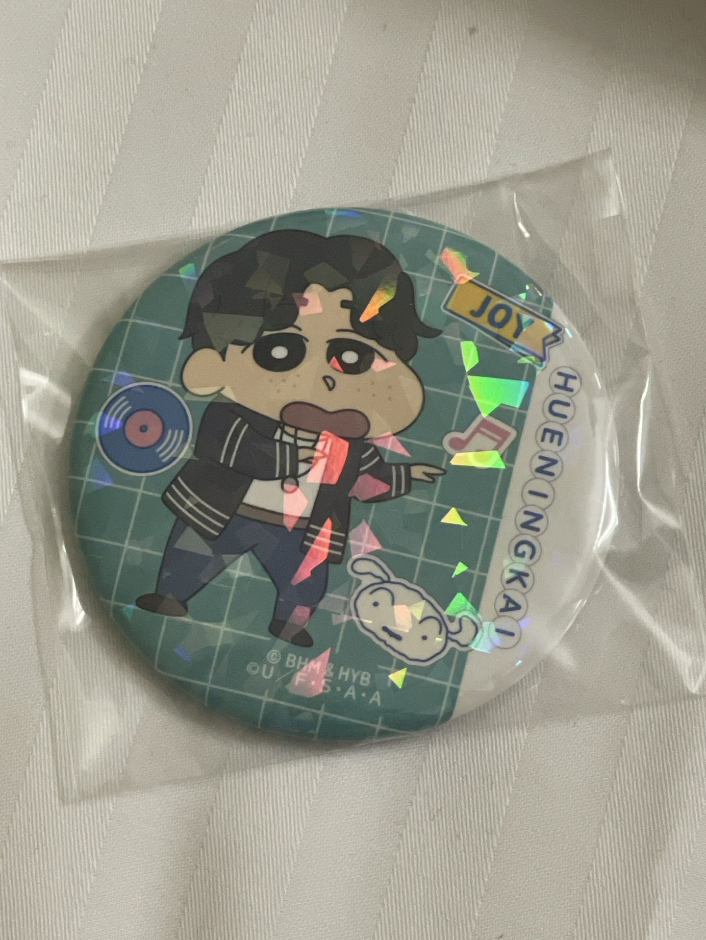 全新未拆休寧凱徽章