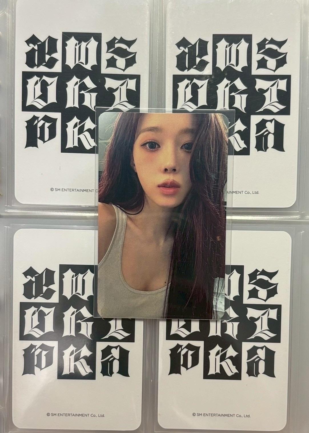 aespa winter ia幸運卡冬