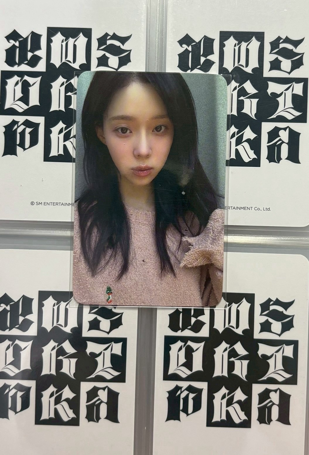 aespa winter wm幸運卡冬