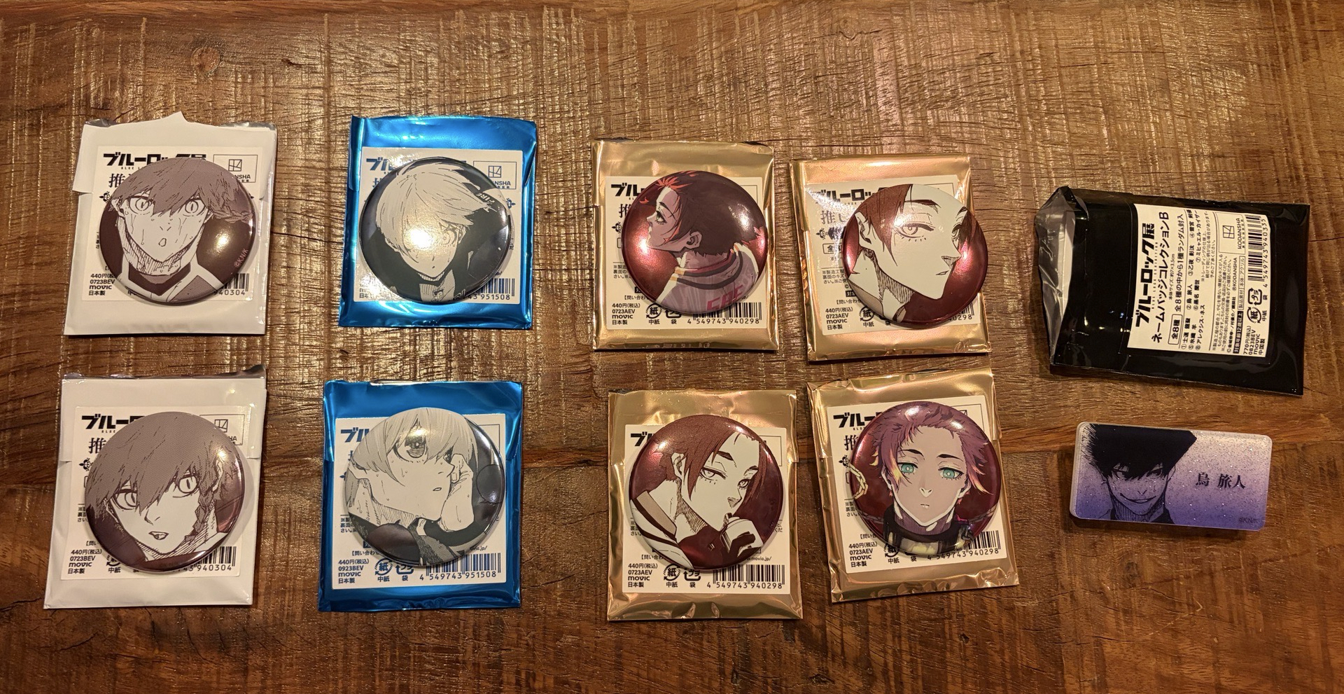 藍色監獄 個人池徽章 別針