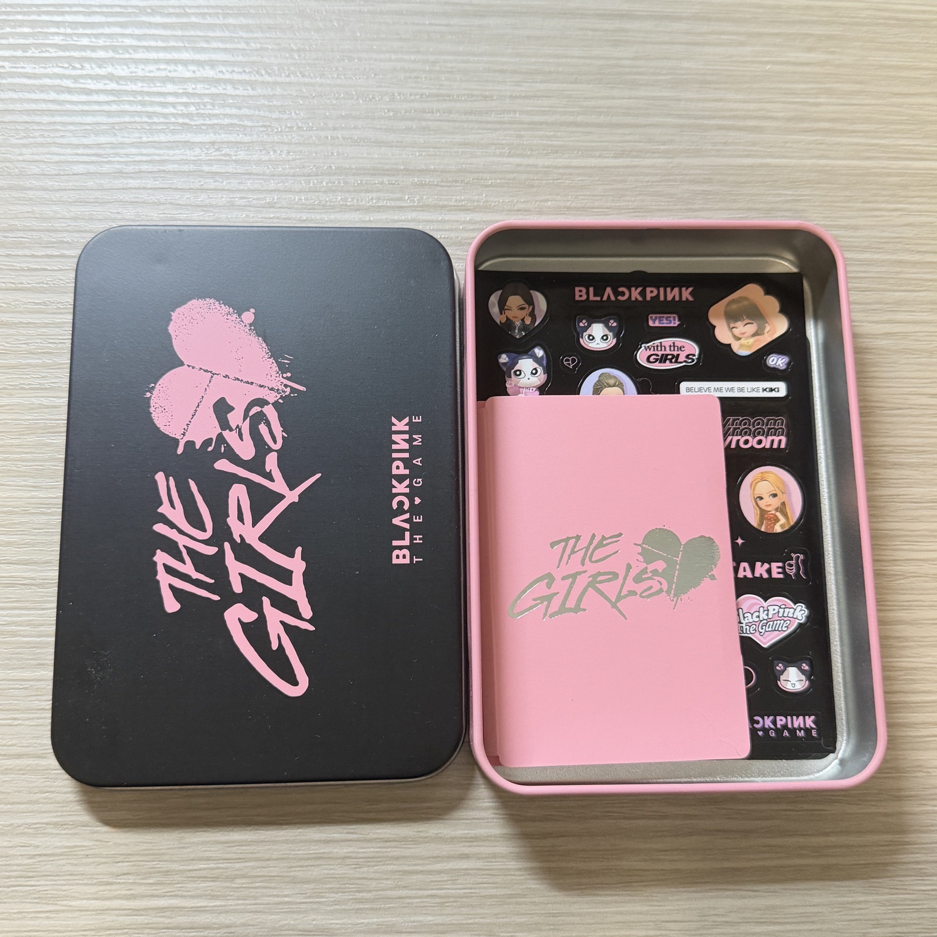 Blackpink The Girls 鐵盒 貼紙組 無小卡