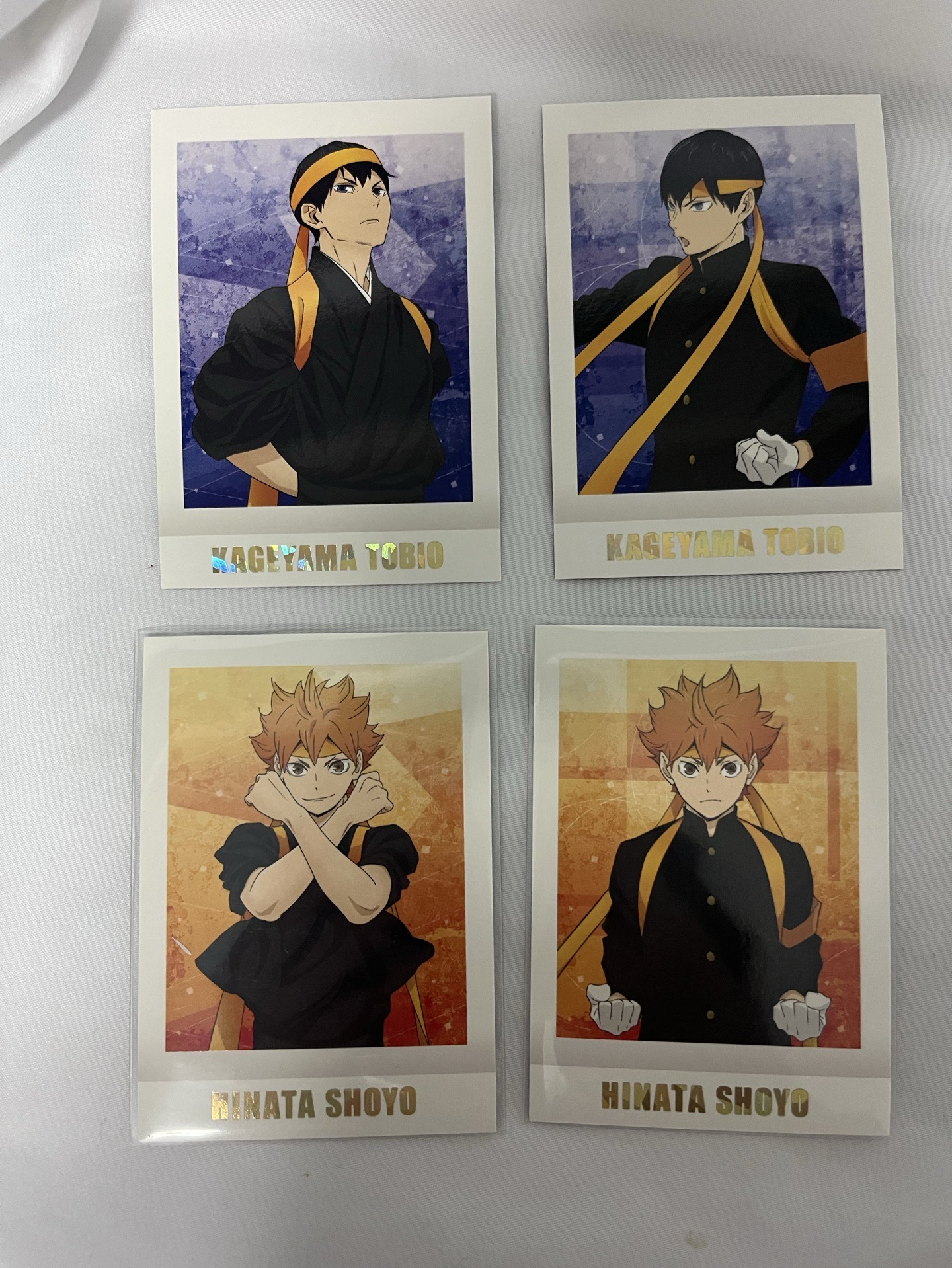 影山飛雄 日向翔陽 應援系列拍立得