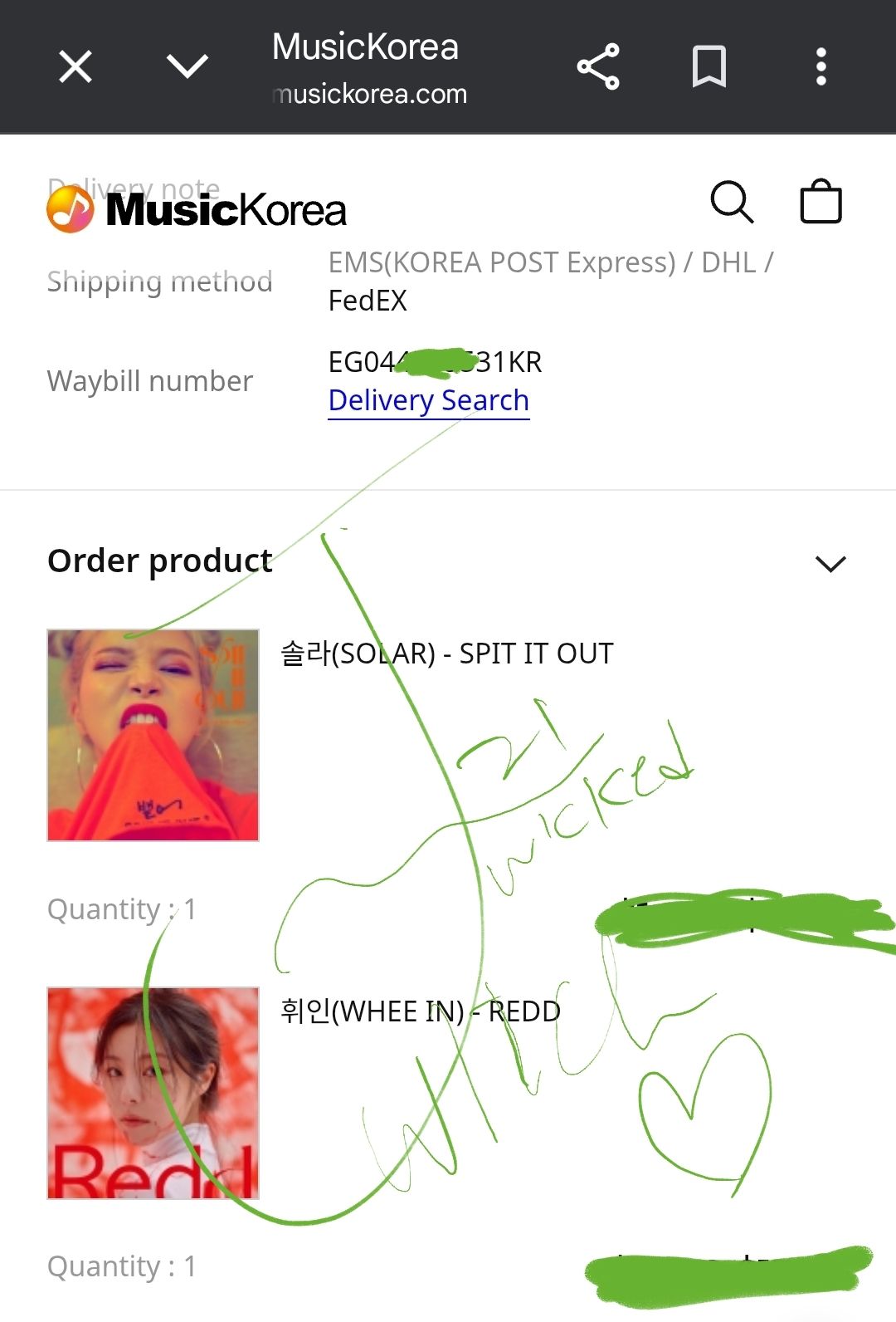 【MusicKorea 簽專】Solar 頌樂 Spit it out MAMAMOO 簽名專輯