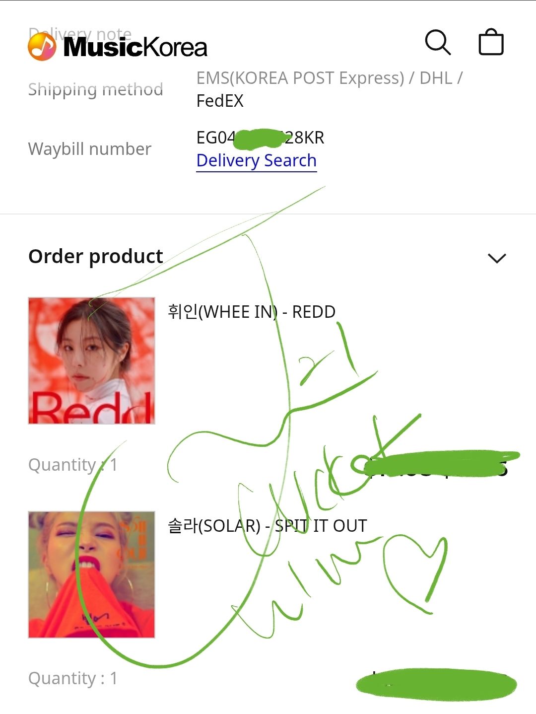 【MusicKorea 簽專】Solar 頌樂 Spit it out MAMAMOO 簽名專輯