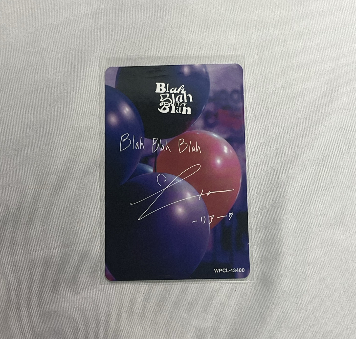 LIA BLAH BLAH BLAH 通常盤 專卡