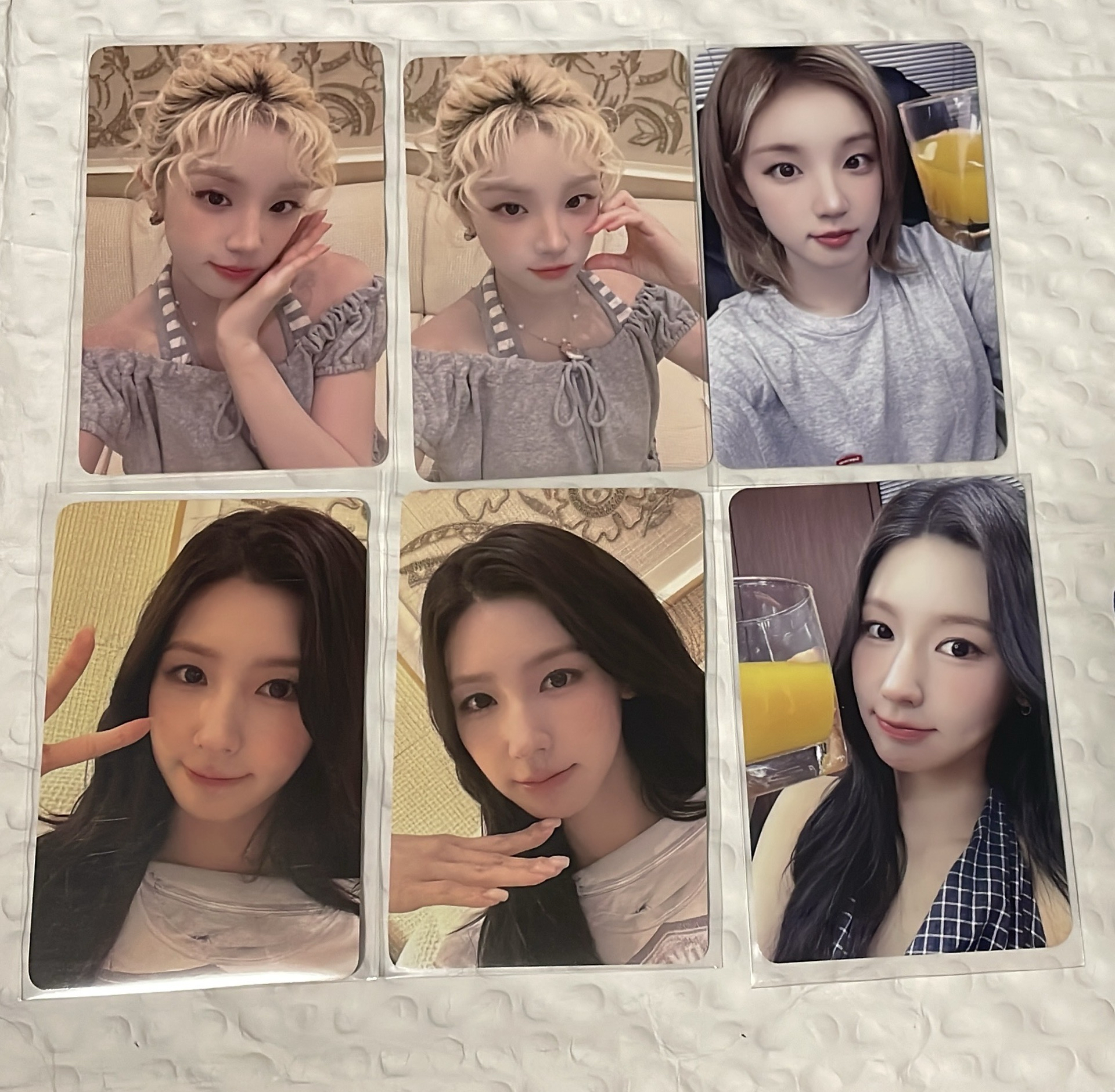 i-dle迷八 米妮 薇娟 小娟 雨琦 舒華 澳門特典有中背 果汁乾杯系列