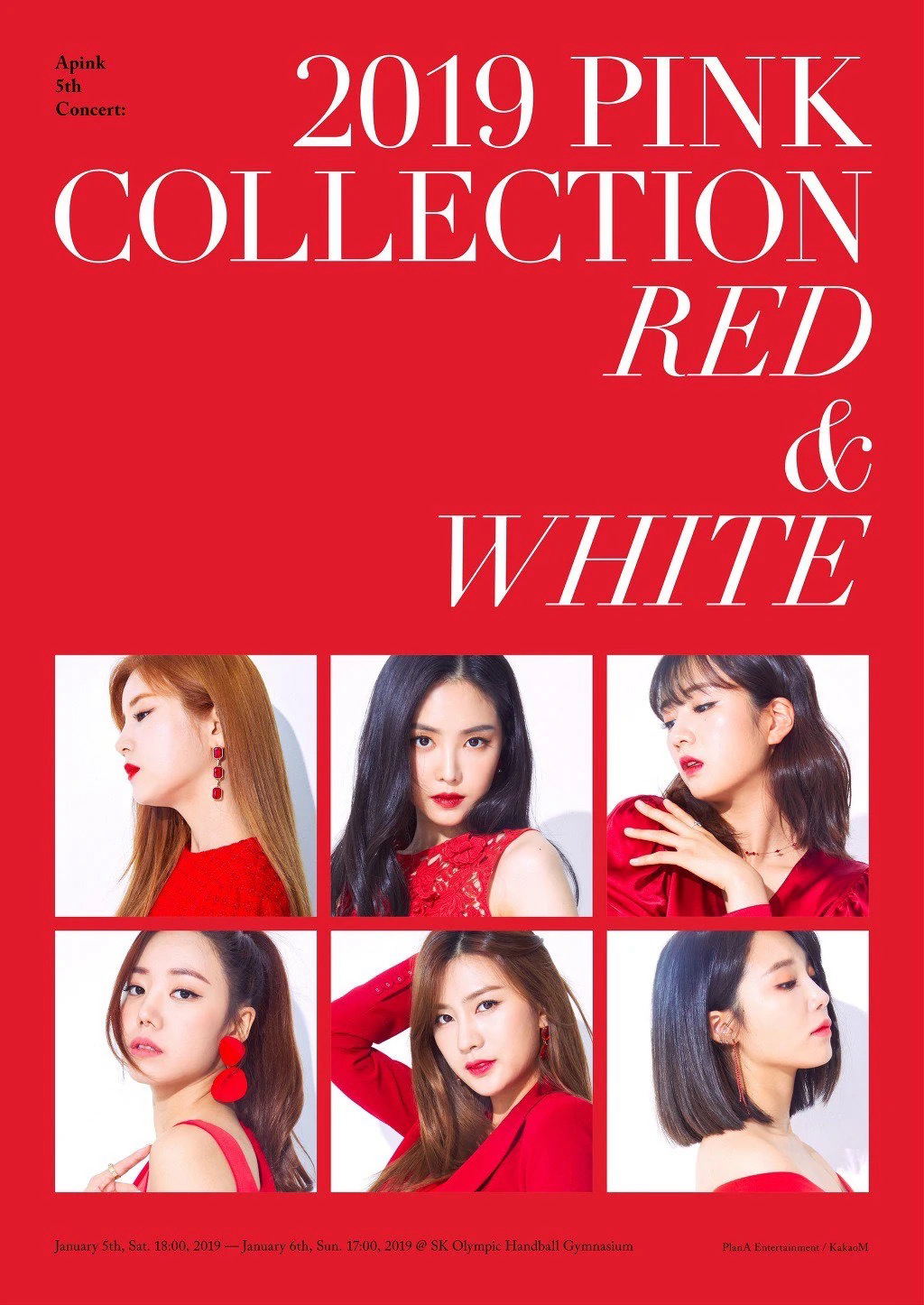 2019 Apink 5th Concert - Pink Collection [RED & WHITE]