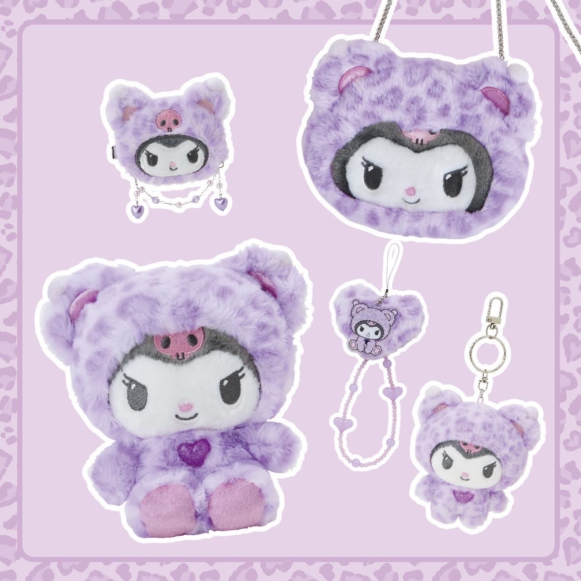 三麗鷗 豹紋小熊系列髮夾