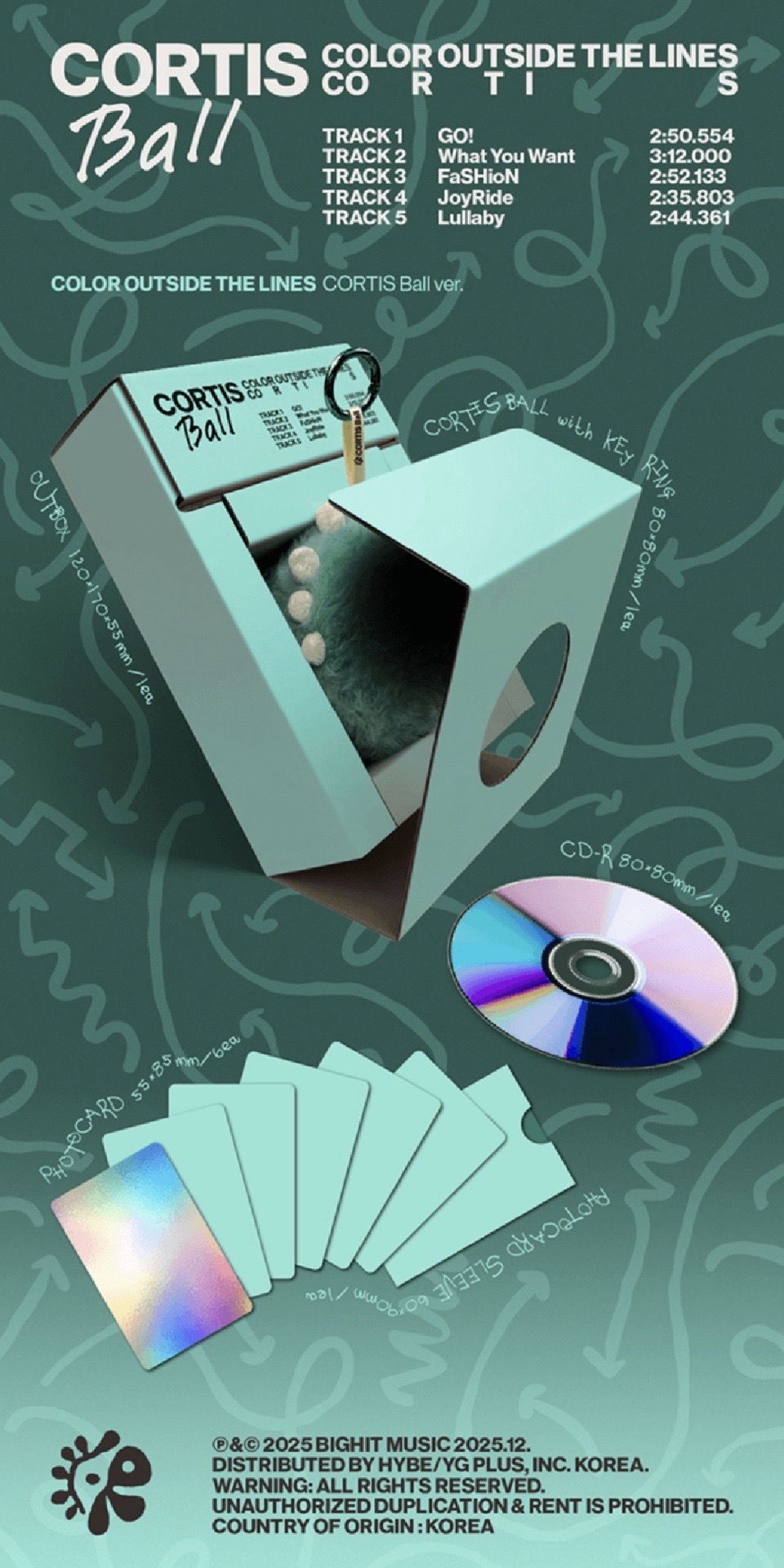 CORTIS球專全新未拆 預購