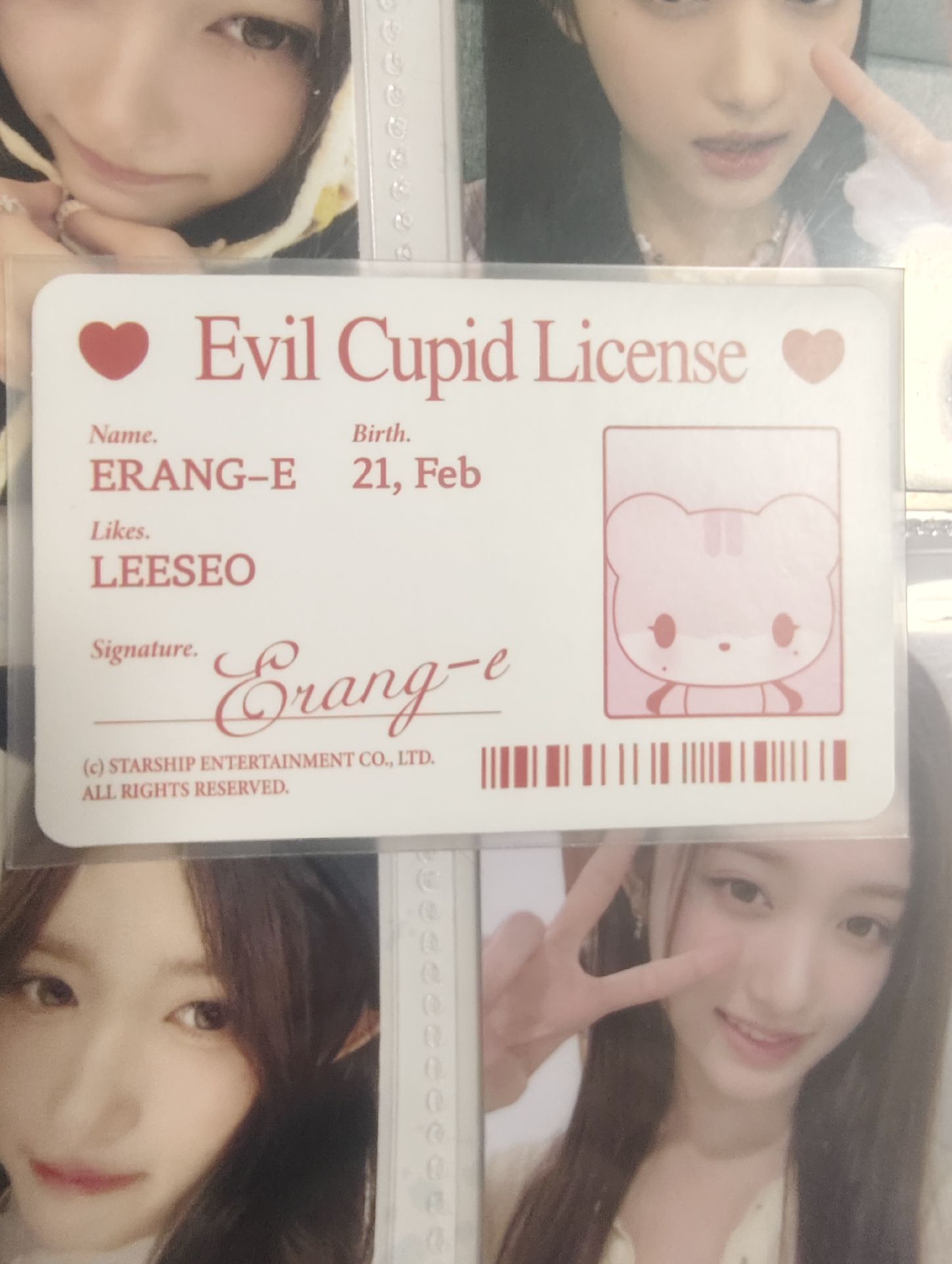 IVE SECRET 專輯卡 EVIL CUPID ver.瑞