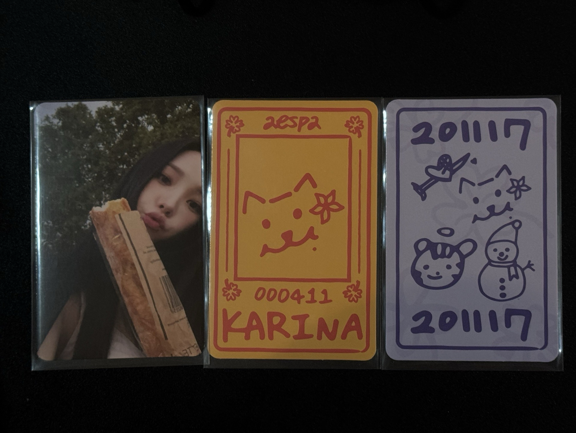 aespa Karina 二週年小卡組