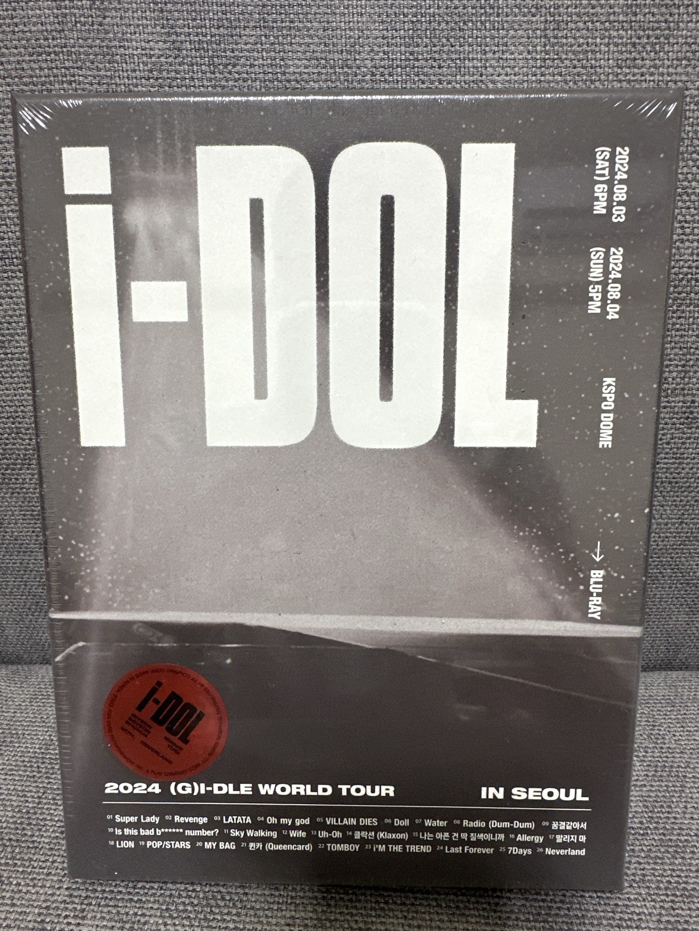 2024 I-dle世巡藍光