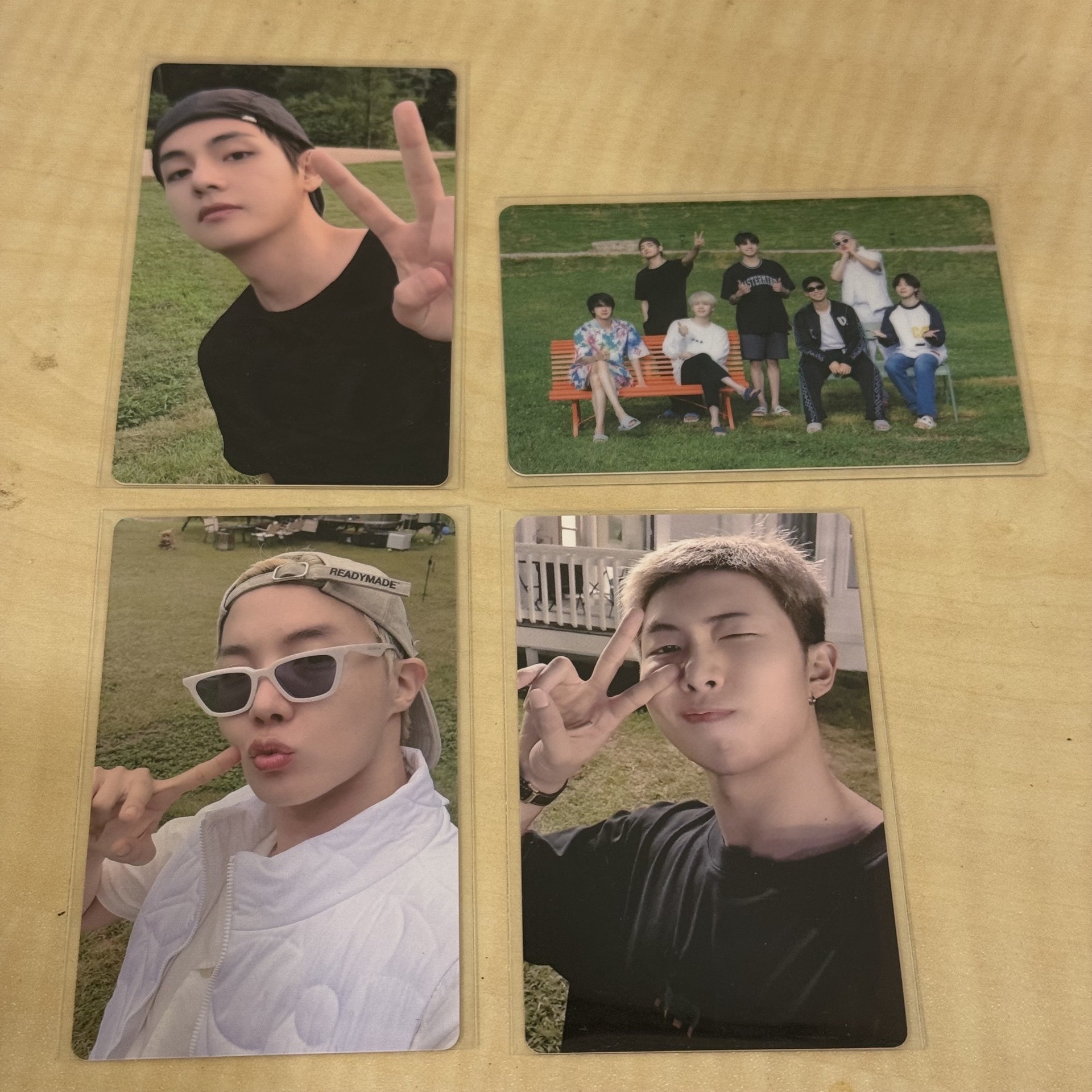 小森林 俊+錫+泰+團卡 共四張