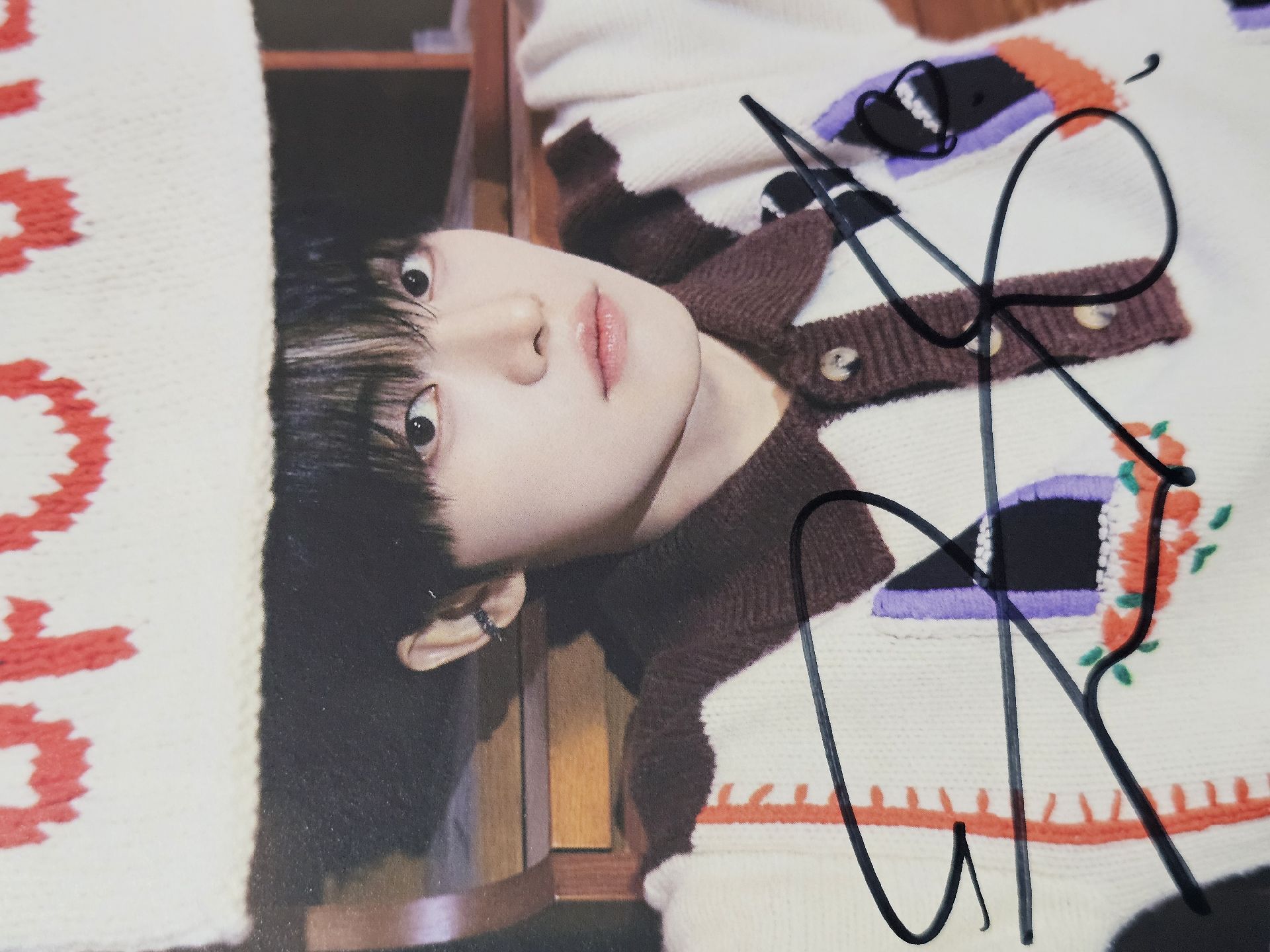 CYE 簽售親簽 明信片 內頁 小紙條