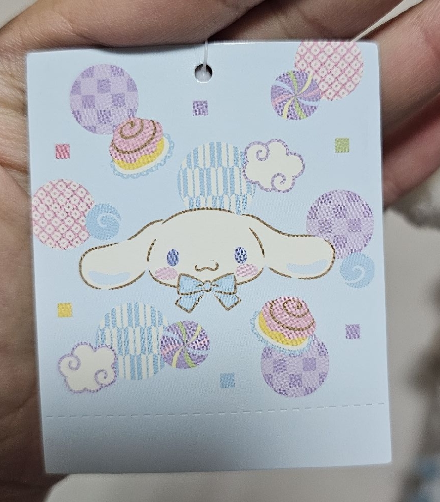 大耳狗造型玩偶吊鍊(和風粉彩)