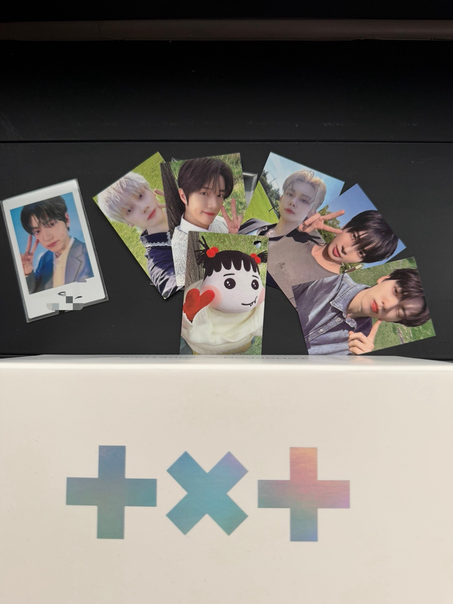 TXT 台北粽卡一套/日巡拍立得彬親簽/手燈