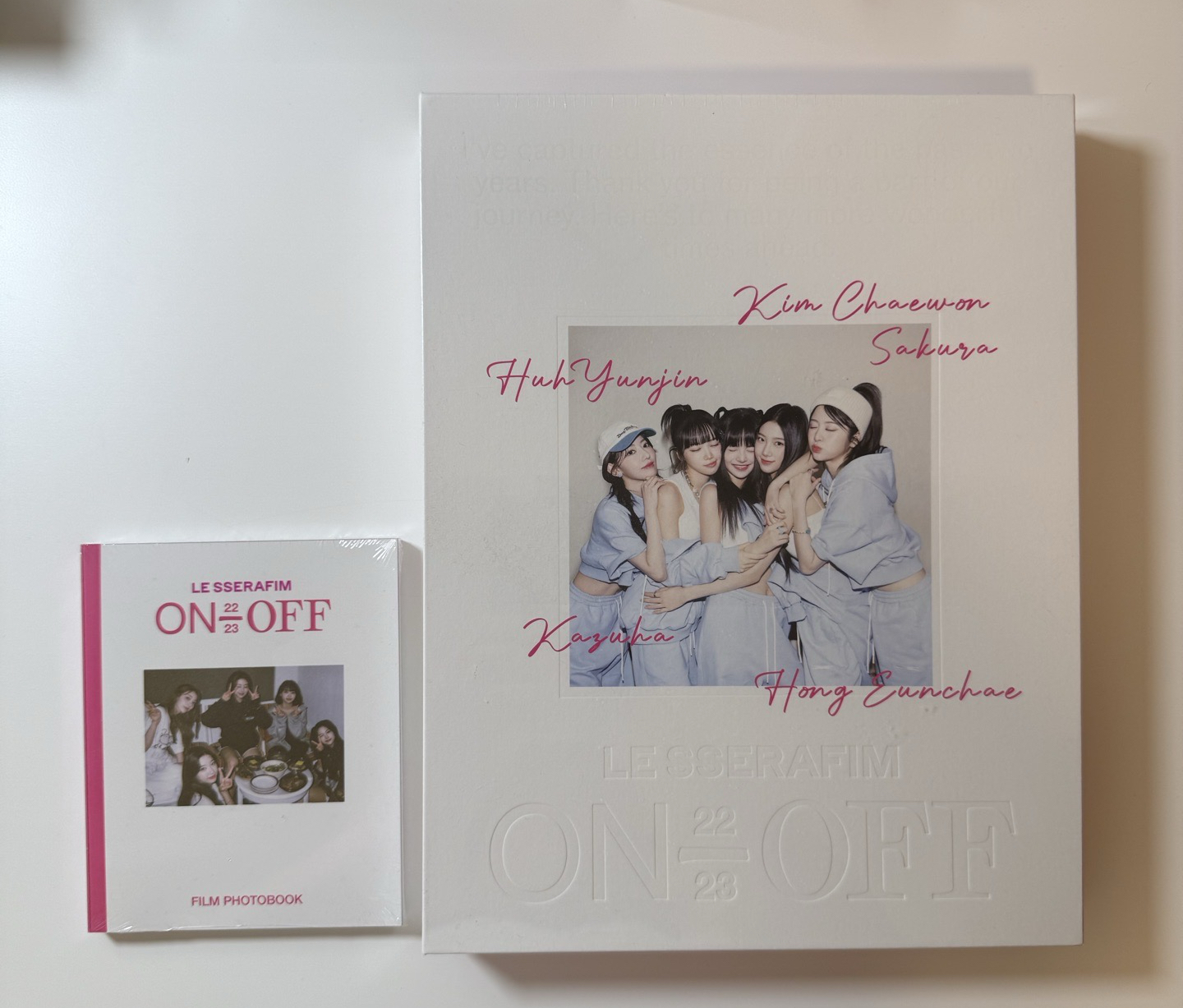 LE SSERAFIM | ON-OFF 22-23 回憶錄 set（全新未拆）