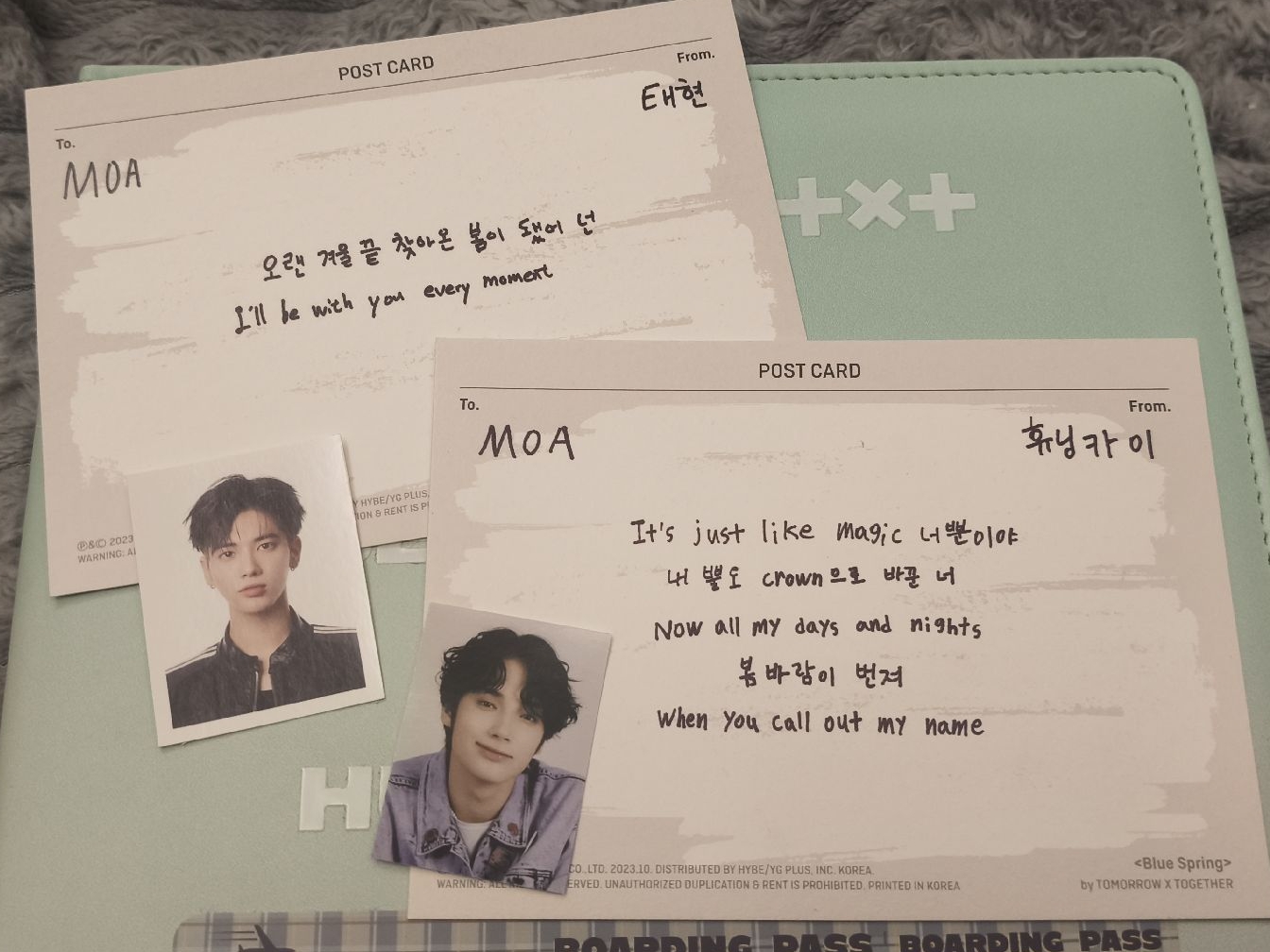 贈品🧧 TXT 顯 寧 證件照 明信片