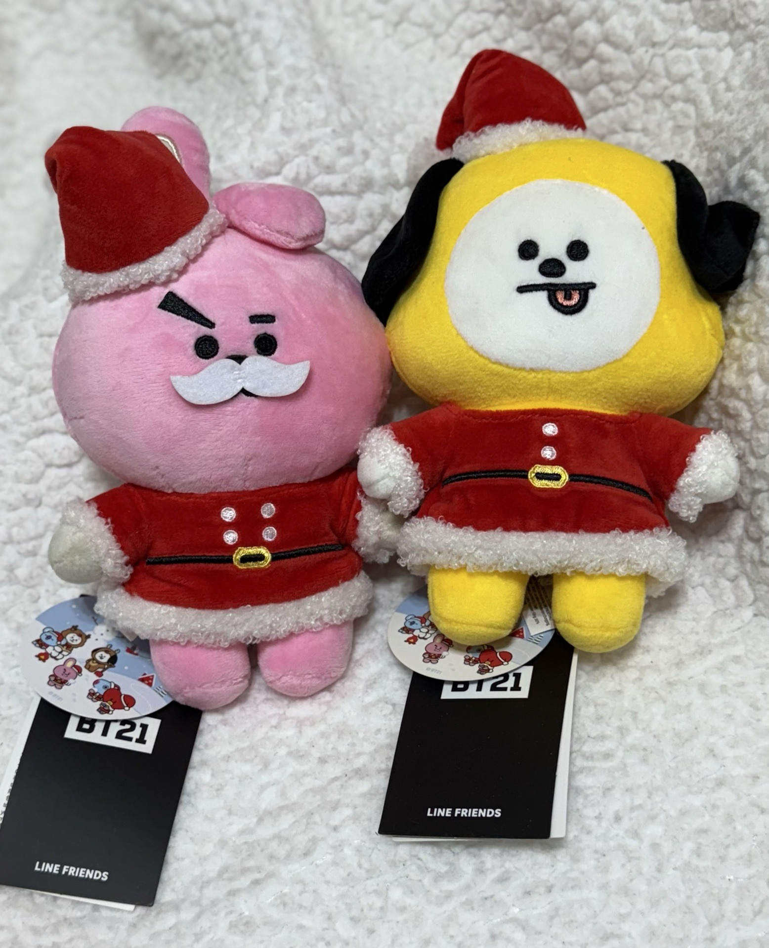 全新含吊牌 BT21 冬季娃 聖誕娃 站娃