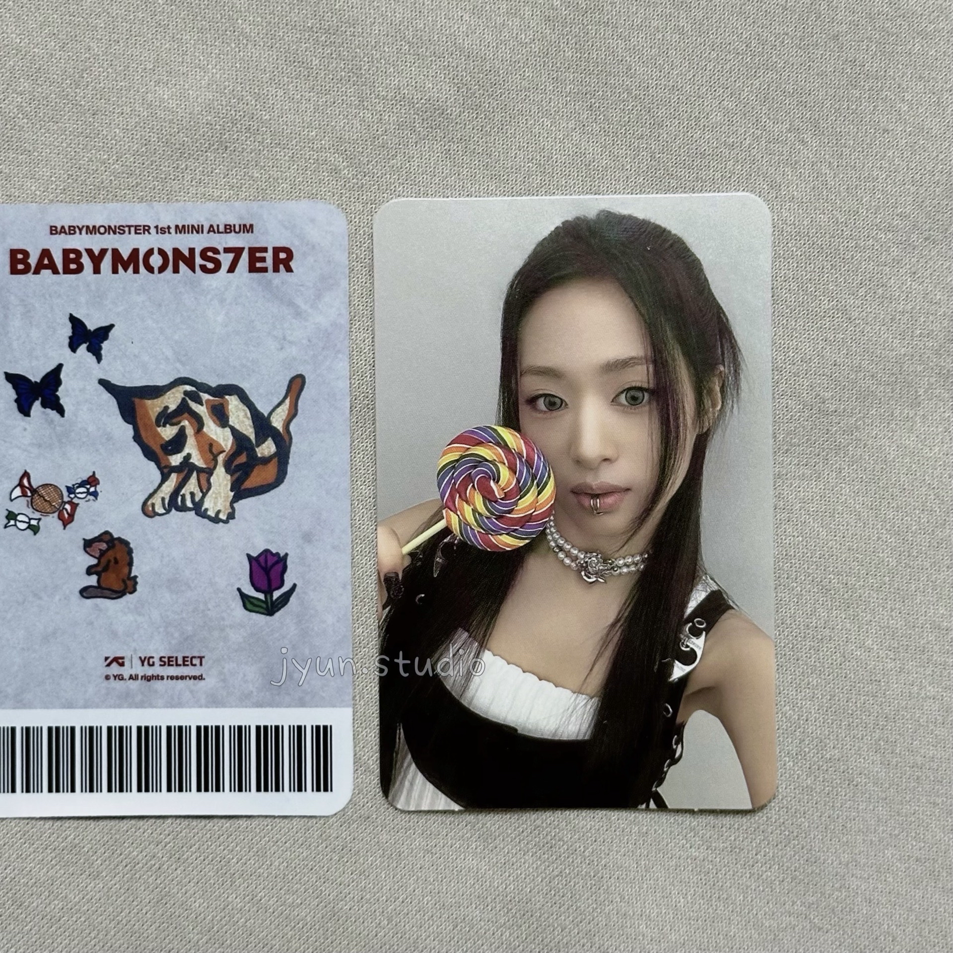 Ahyeon 賢 [YG預購特典卡] 棒棒糖賢 BABYMON7ER