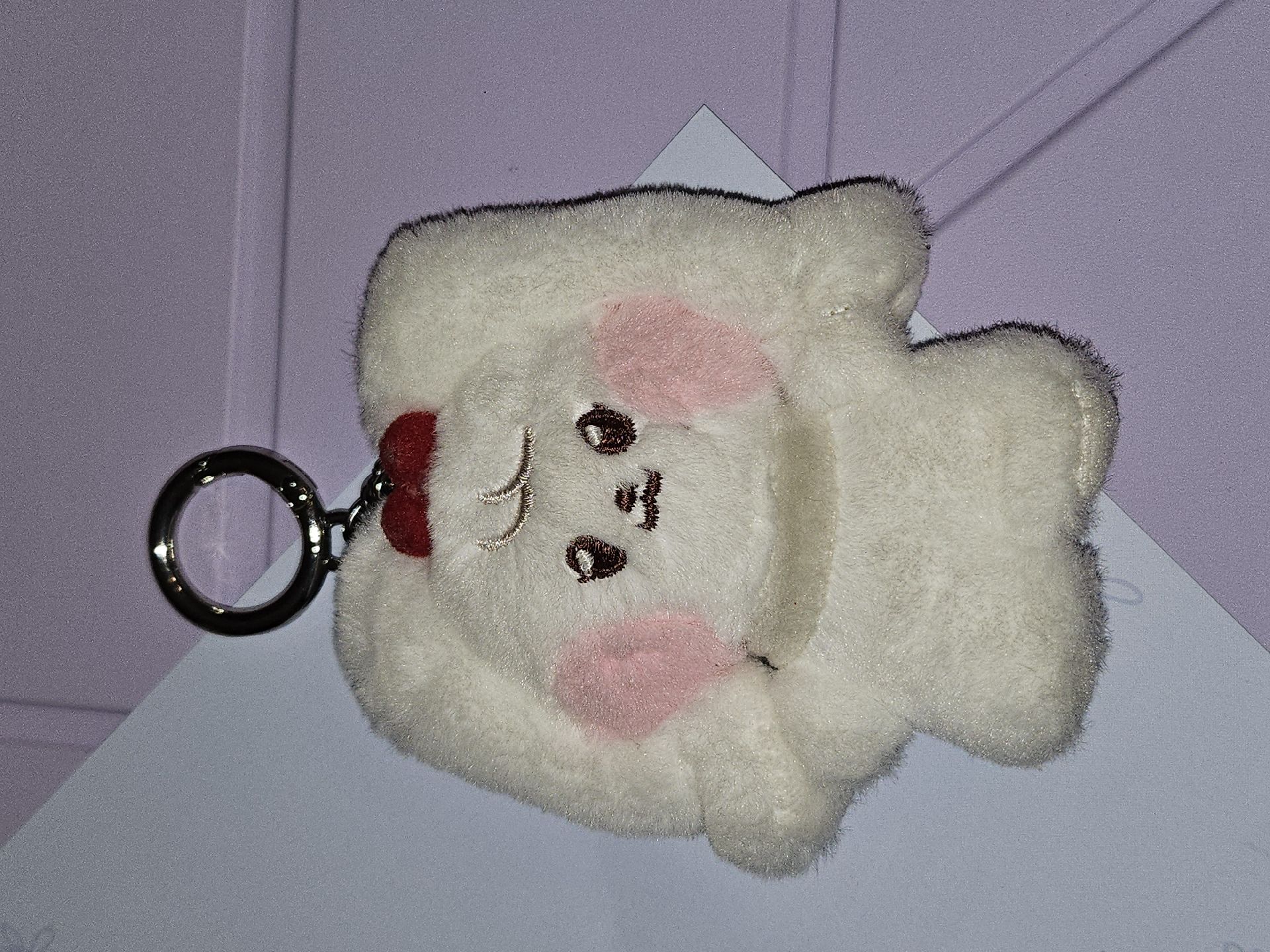 IVE MINIVE X LINE FRIENDS CHERRY 10CM KEYRING 張員瑛 Q版吊飾娃娃 