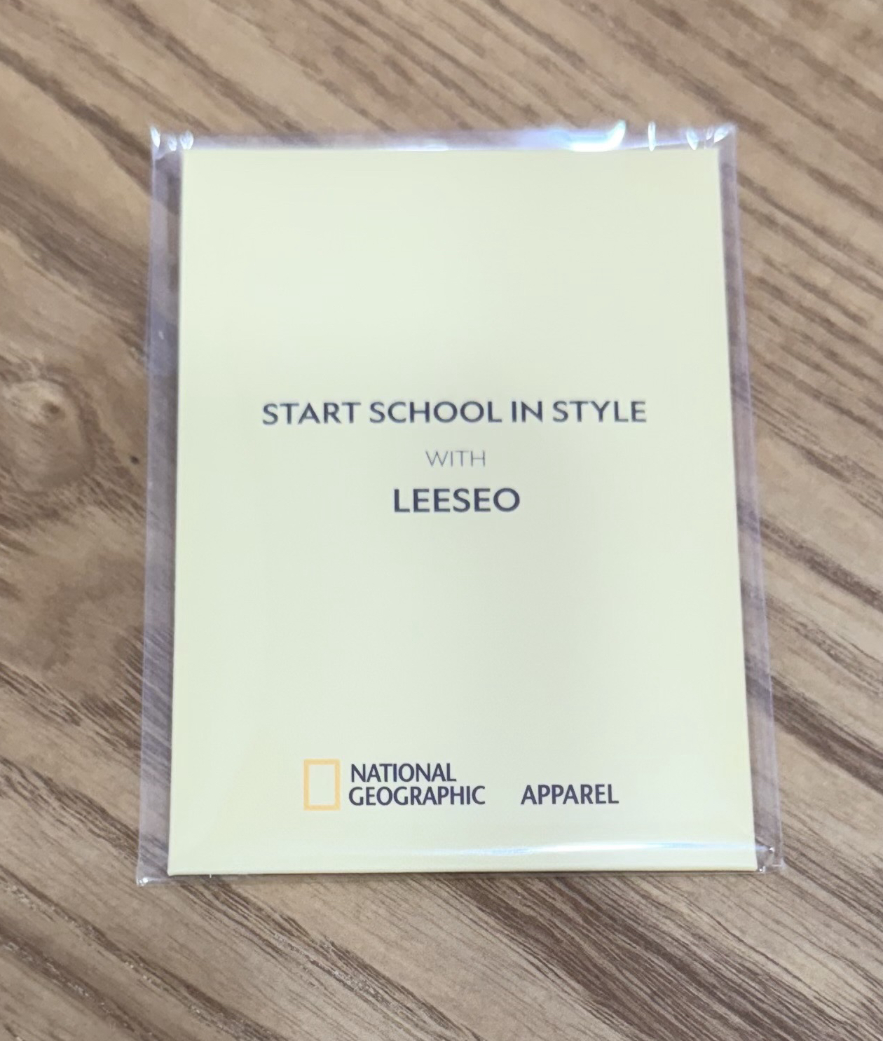 LEESEO NATIONAL GEOGRAPHIC 代言卡1.0 一套四張