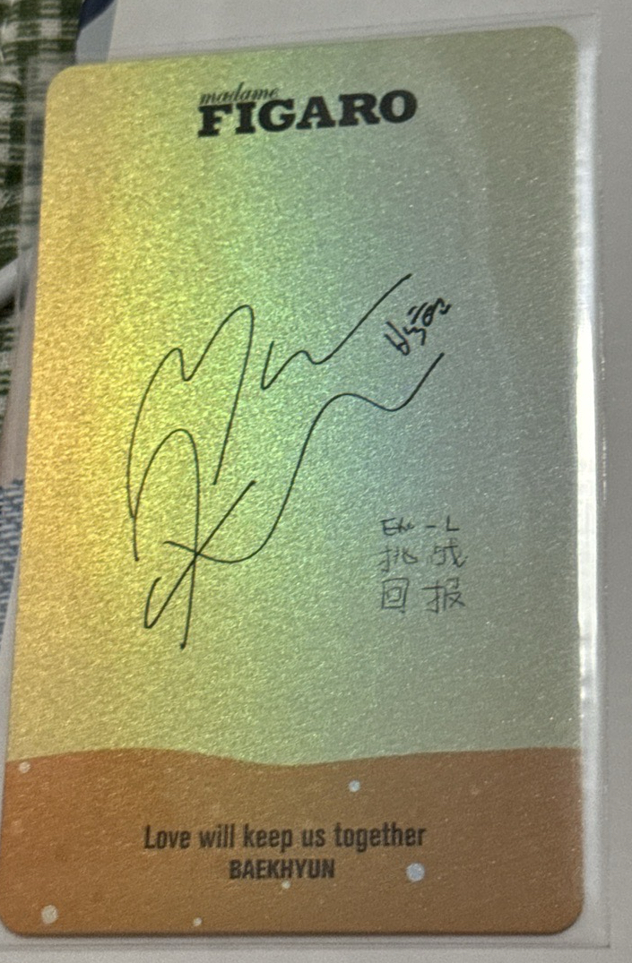 邊伯賢 費列羅雜誌卡