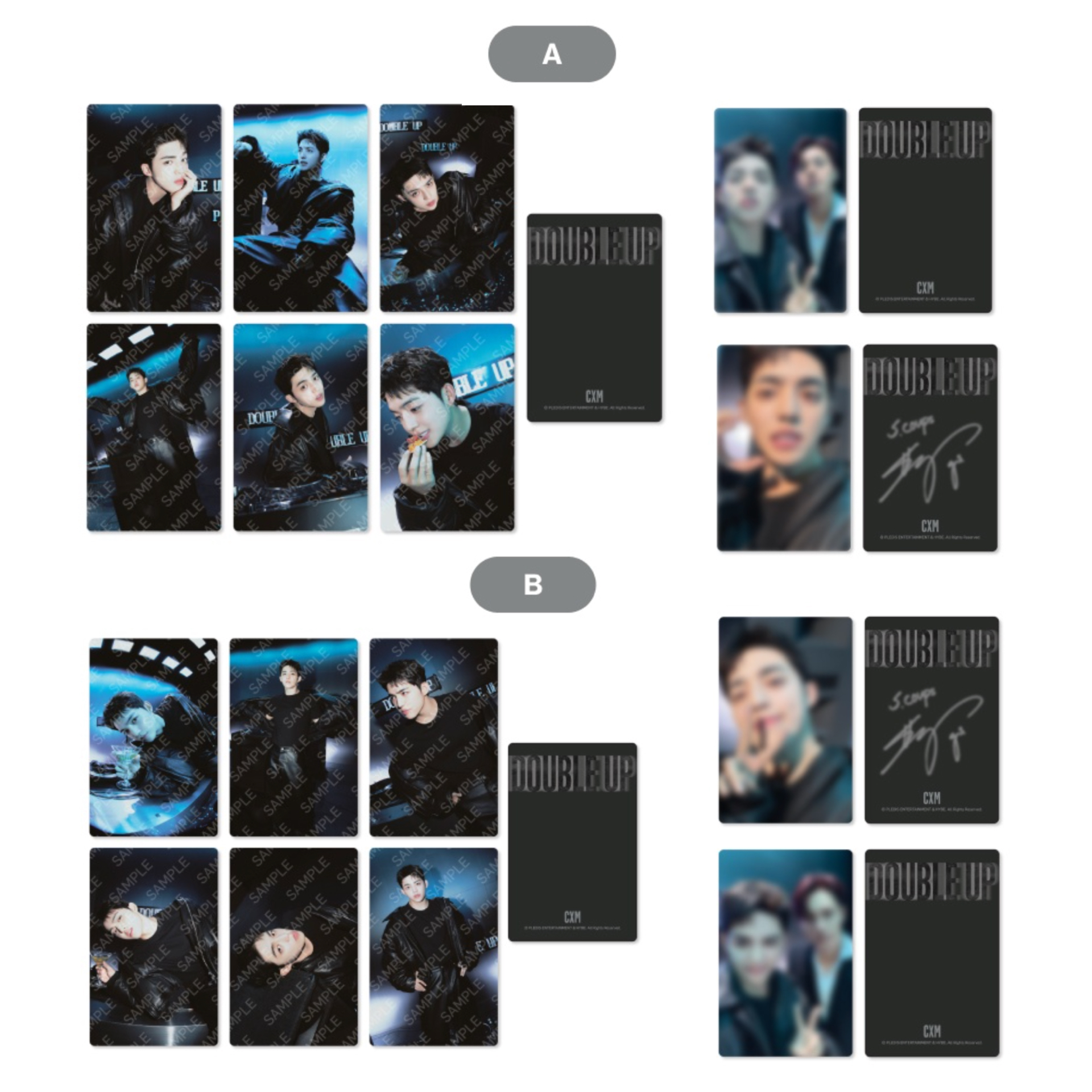 CXM場週 喆 小卡組（喆A+B、雙人卡A+B)