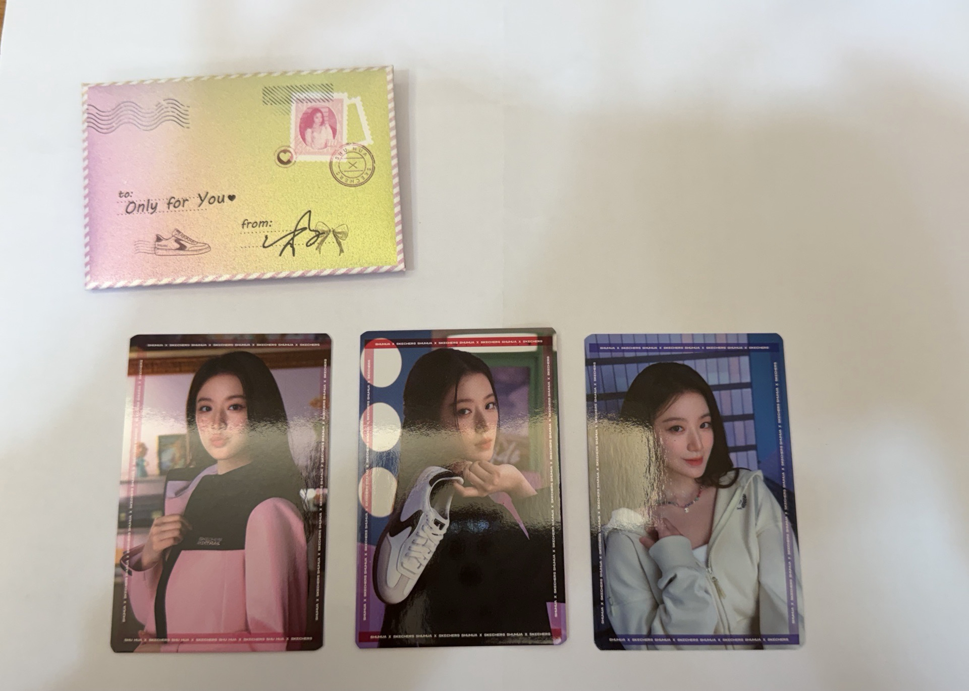 舒華代言卡一套