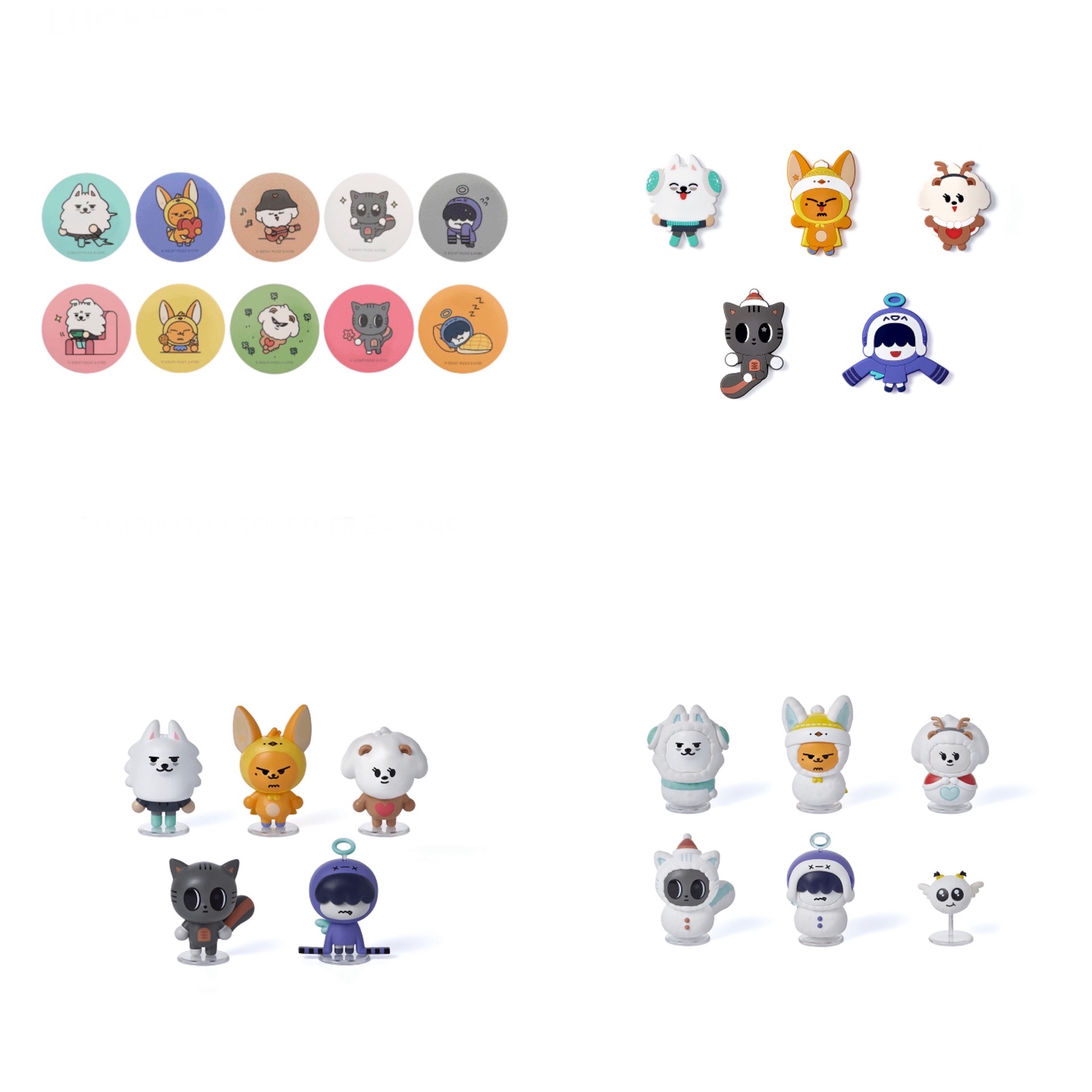 【代購】TXT角巴兔徽章 磁鐵 公仔