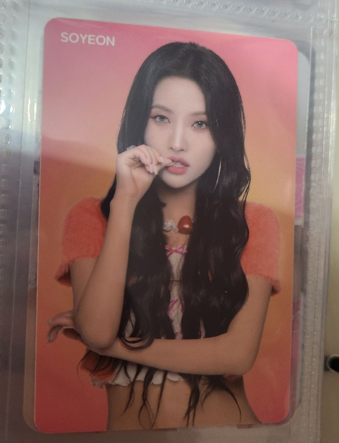 i-dle TAMS ZERO飲料代言卡 小娟