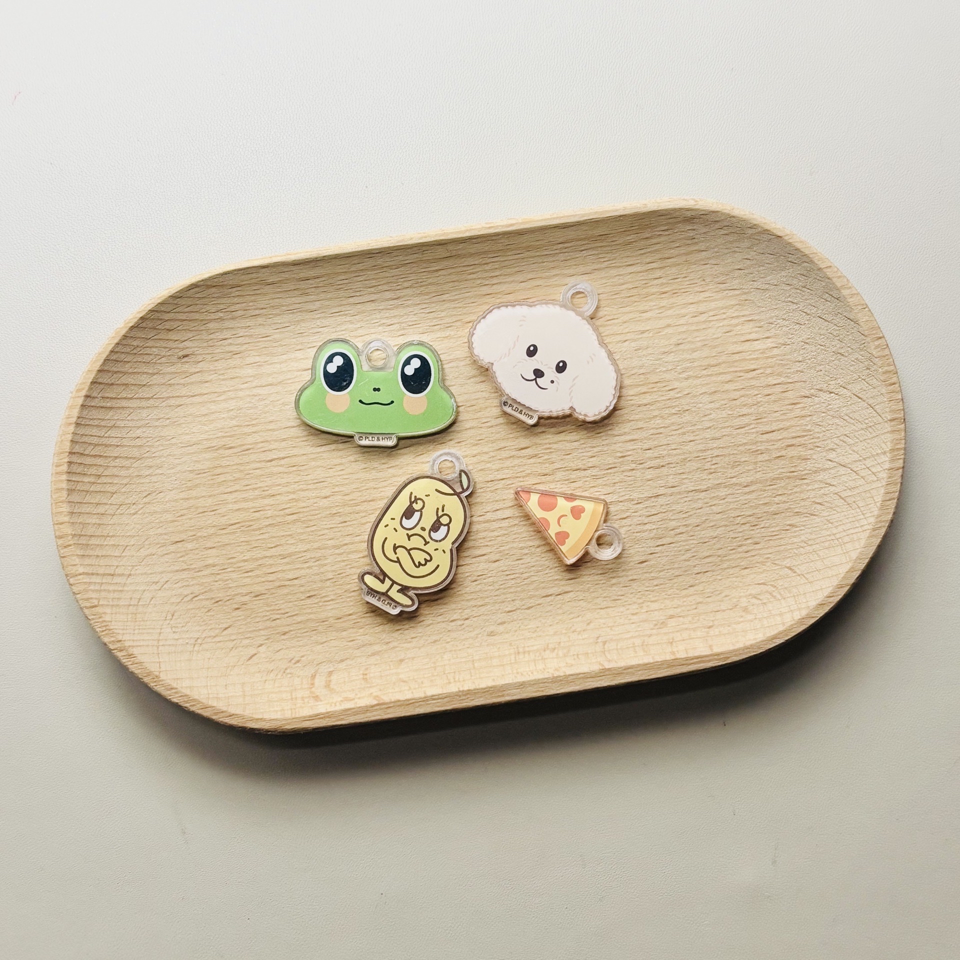 MINITEEN台北快閃店壓克力吊飾（4入）