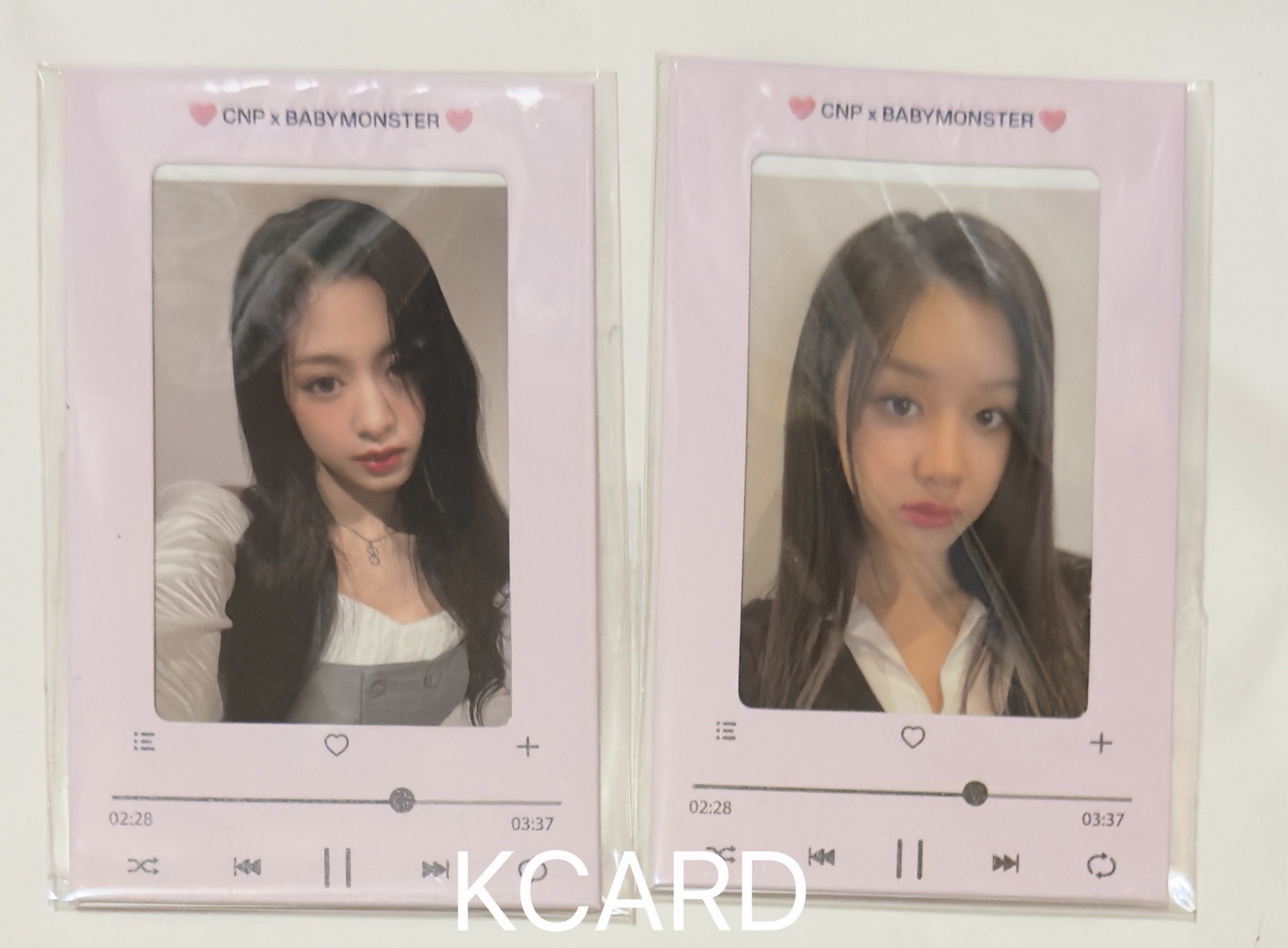BABYMONSTER CNP2.0 小卡 兩張一起不拆