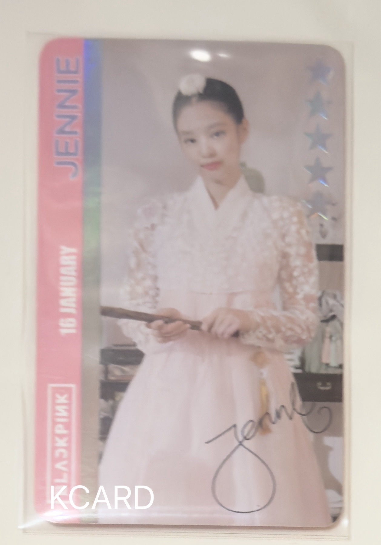 BLACKPINK JENNIE BPTG SP 韓服五星卡