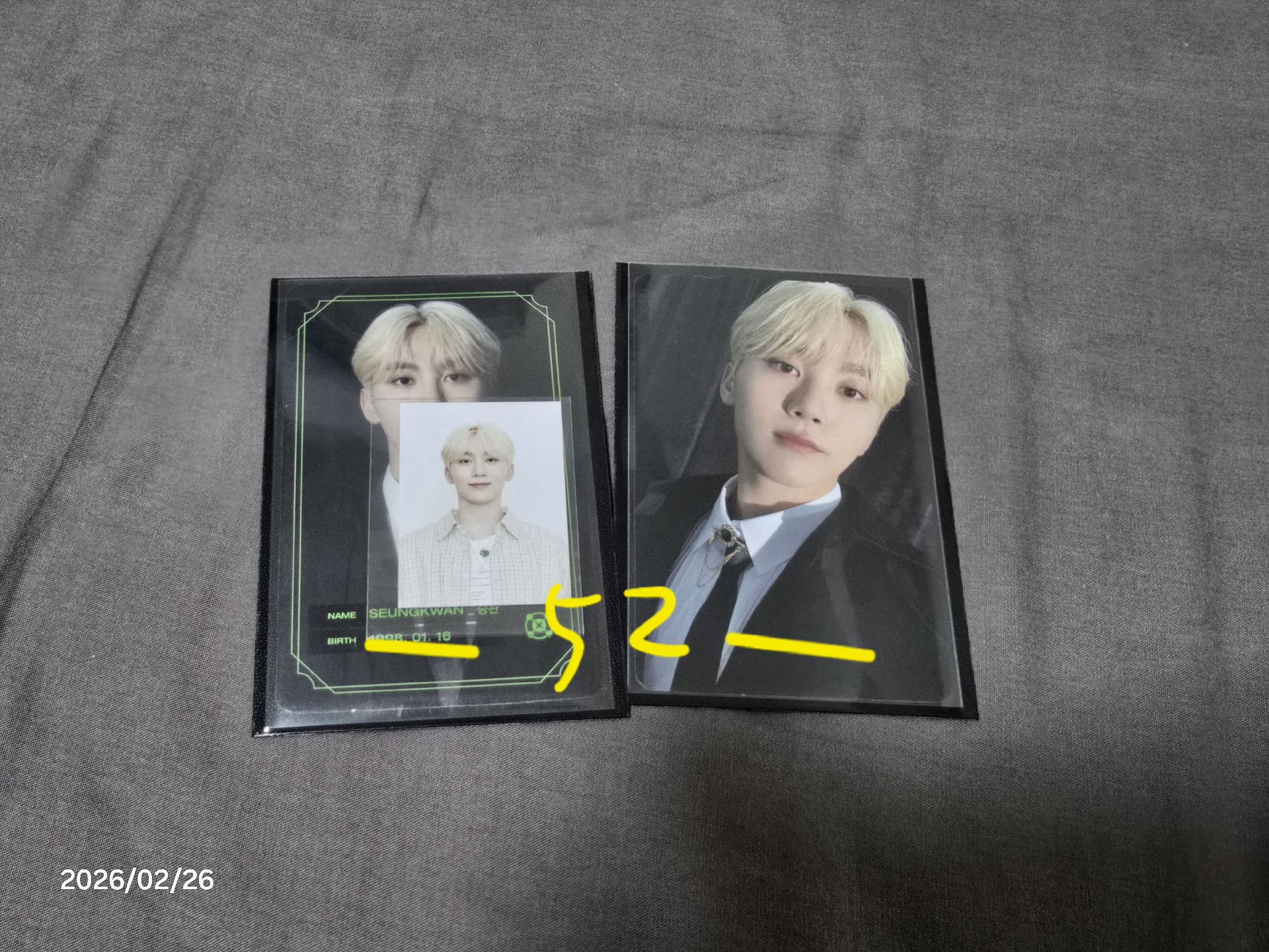 🩷💛勝寛 小卡