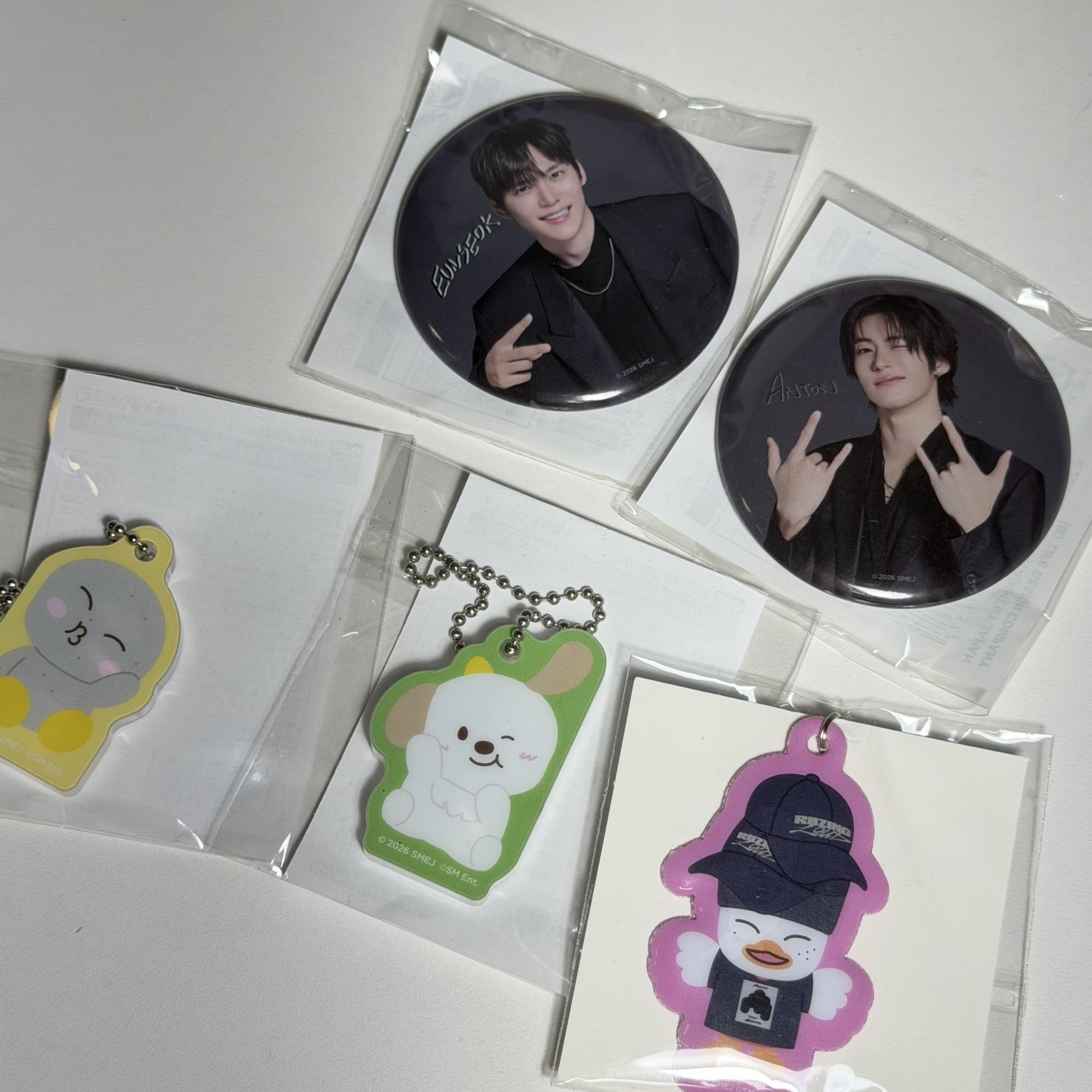 RIIZE東蛋扭蛋吊飾、徽章